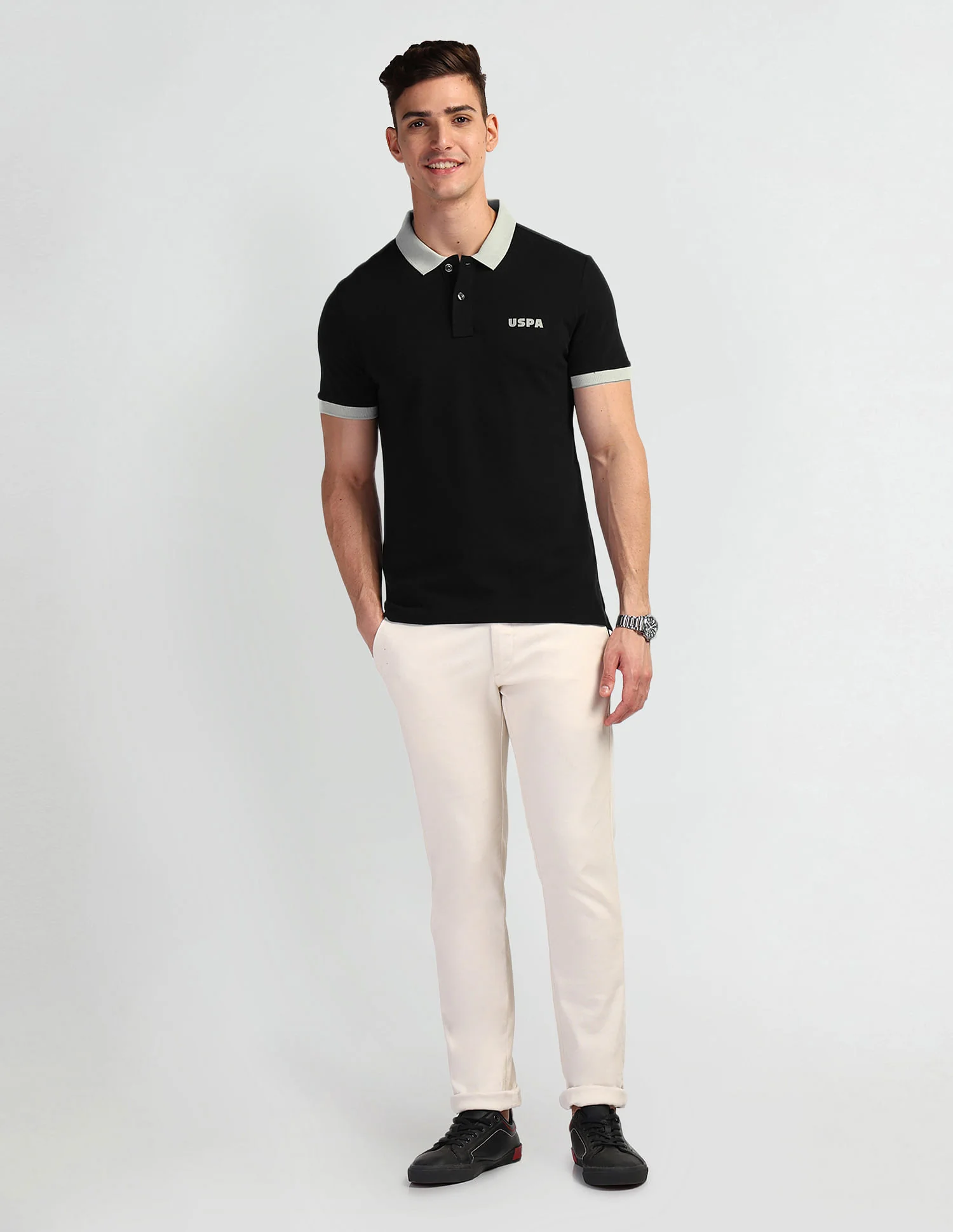 Muscle Fit Cotton Polo Shirt - Image 3