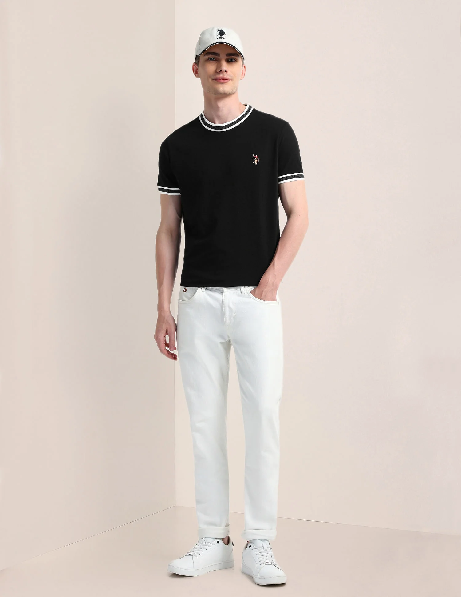 Muscle fit Cotton T-Shirt - Image 3