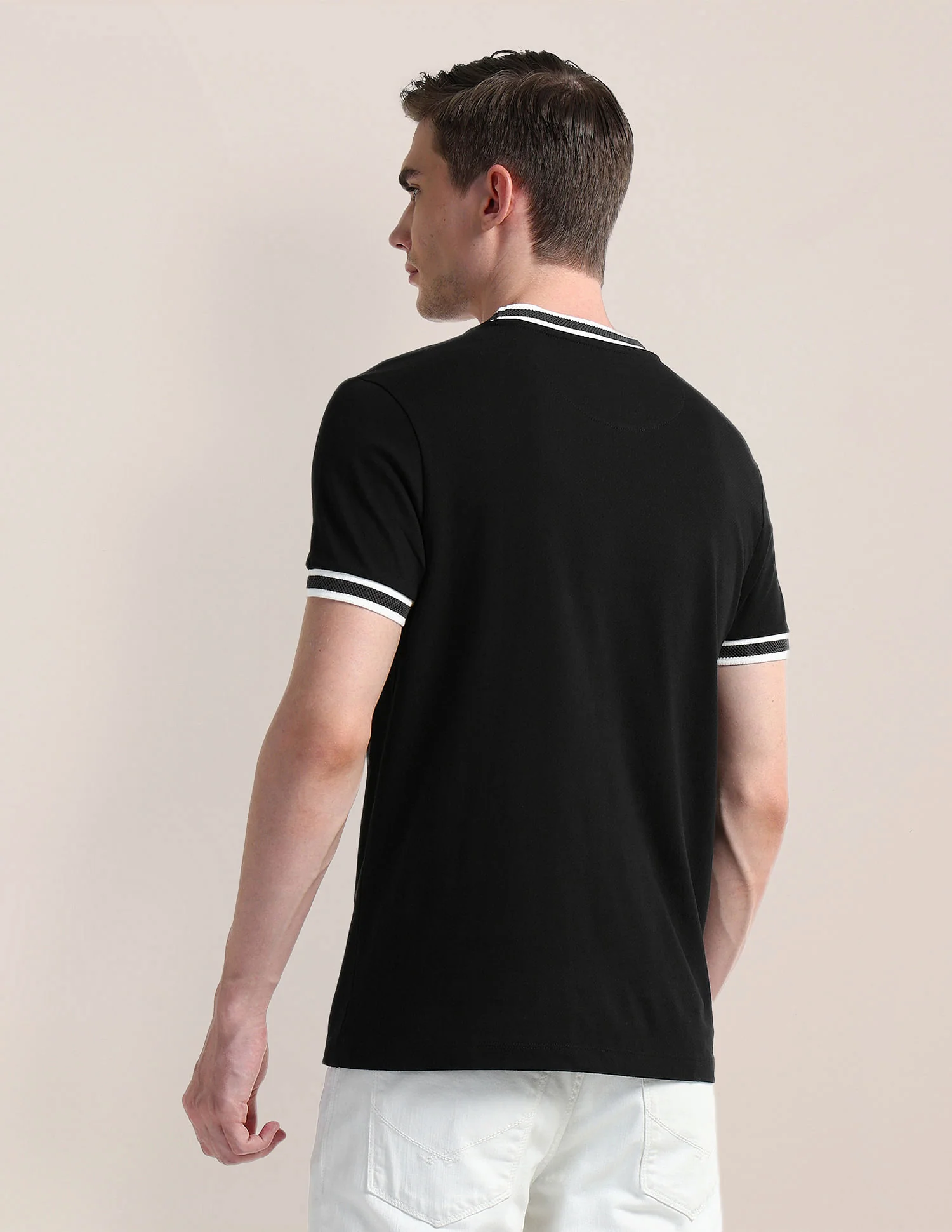 Muscle fit Cotton T-Shirt - Image 5