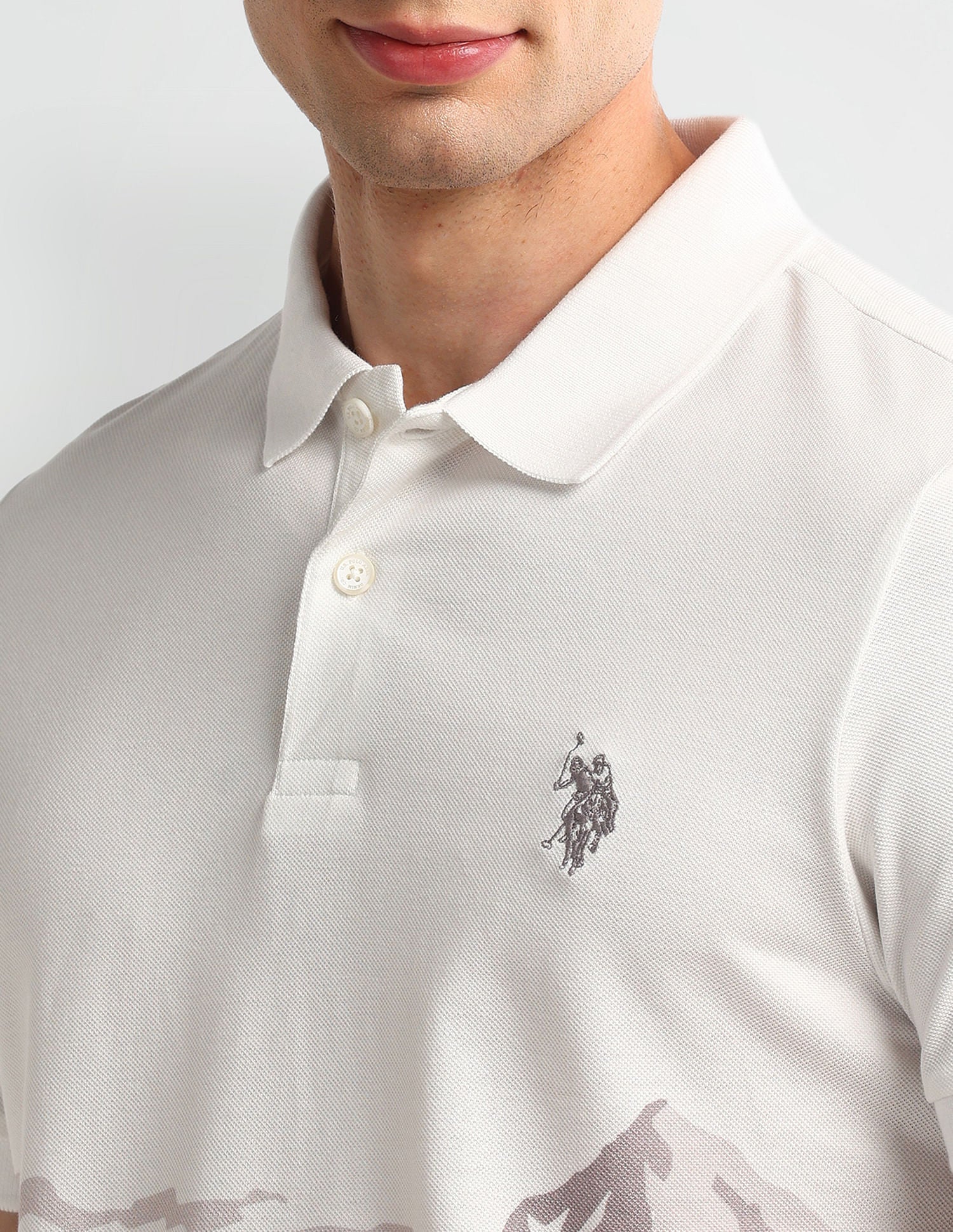 Muscle Fit Graphic Polo Shirt - Image 7
