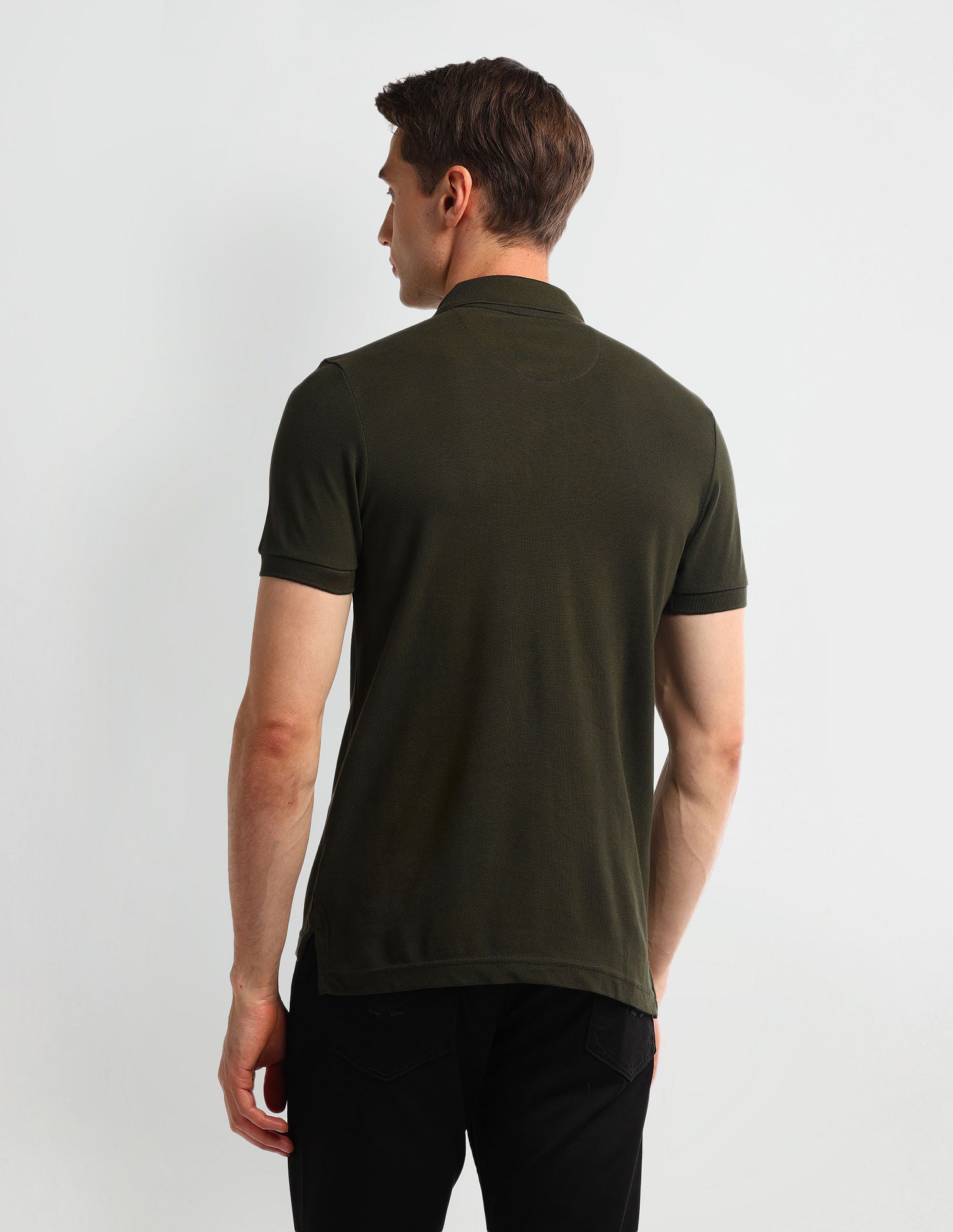 Muscle Fit Graphic Polo Shirt - Image 5