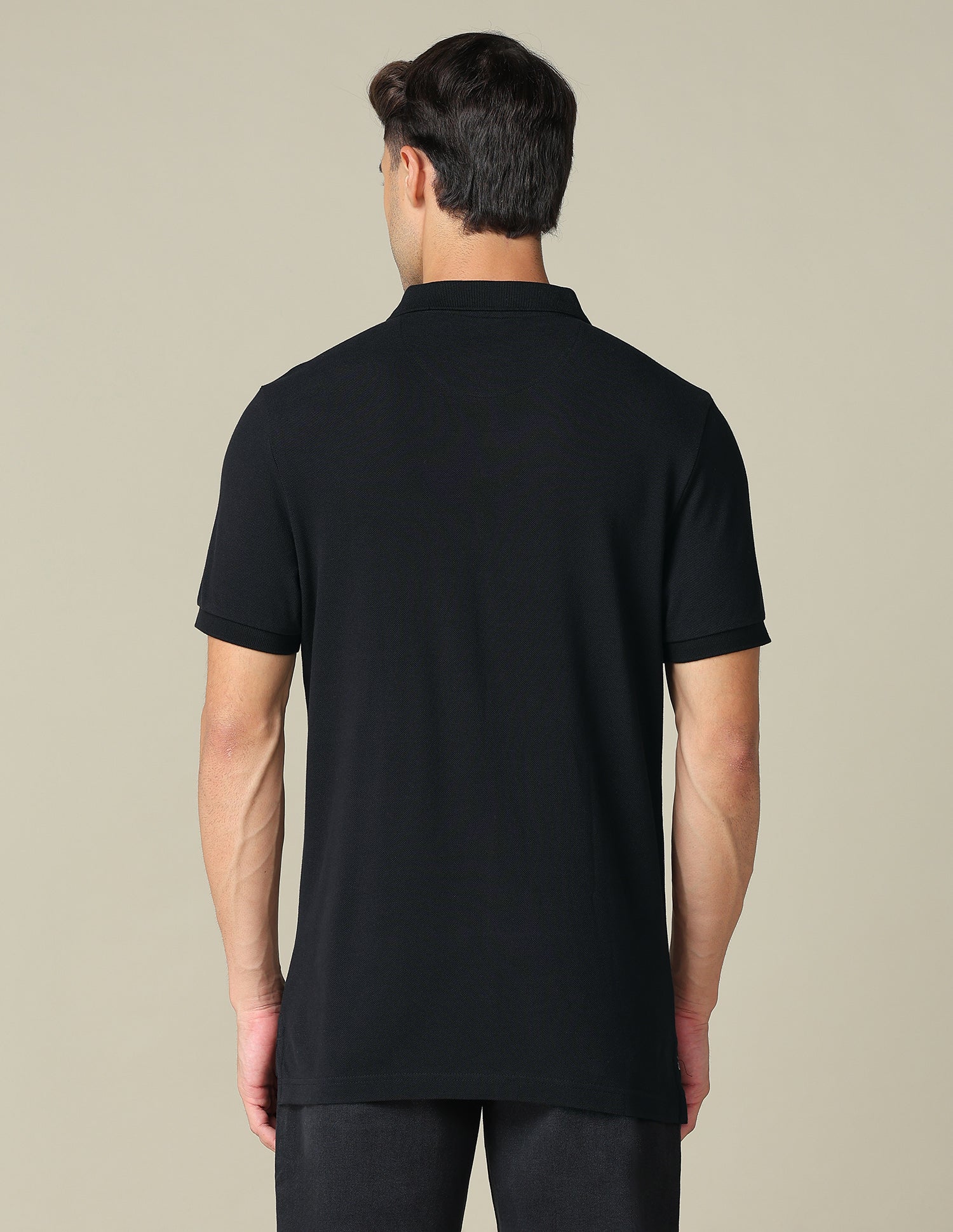 Muscle Fit Graphic Printed Polo Shirt - Image 5