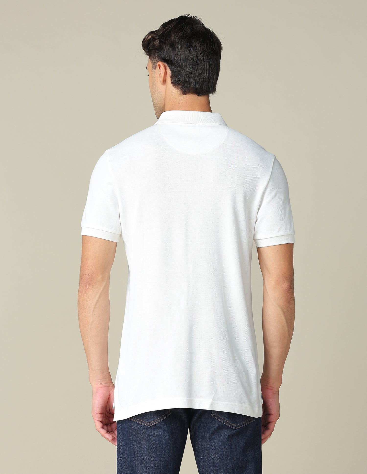 Muscle Fit Graphic Printed Polo Shirt - Image 5