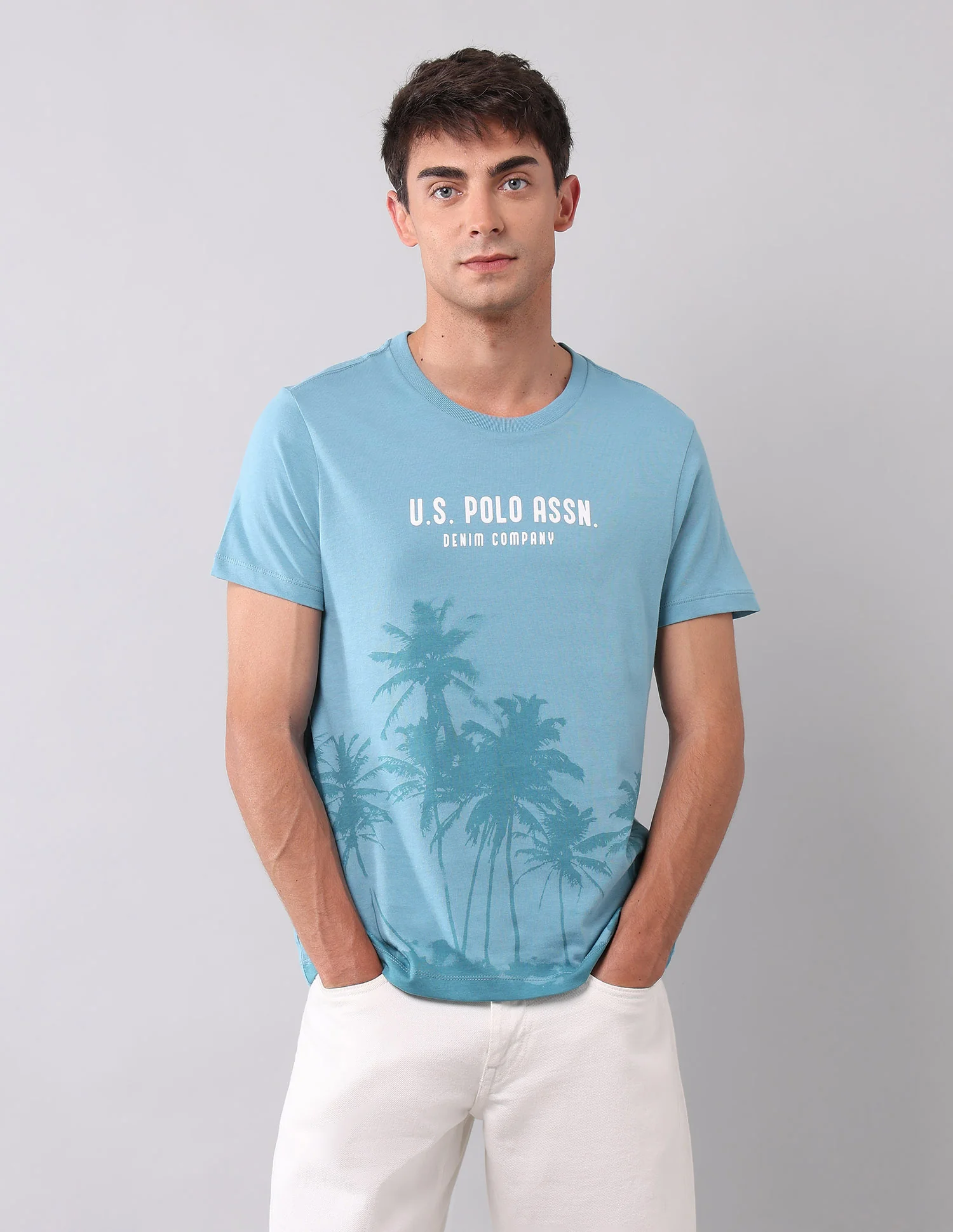 Muscle Fit Graphic Printed T-Shirt - Image 6