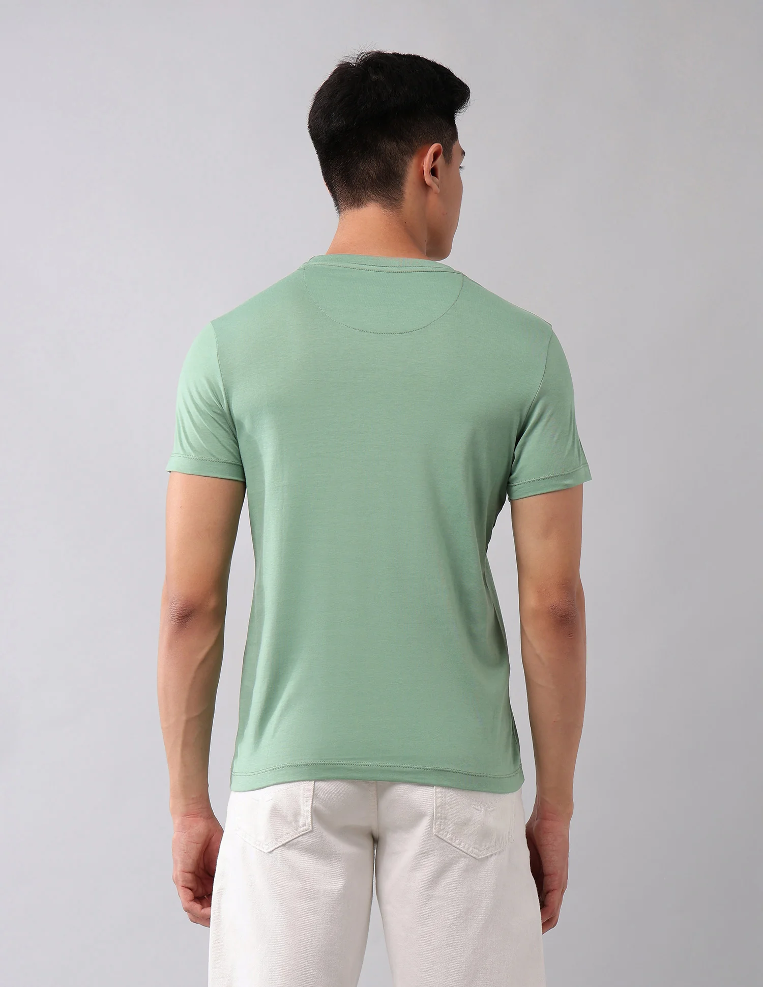 Muscle Fit Graphic Printed T-Shirt - Image 5