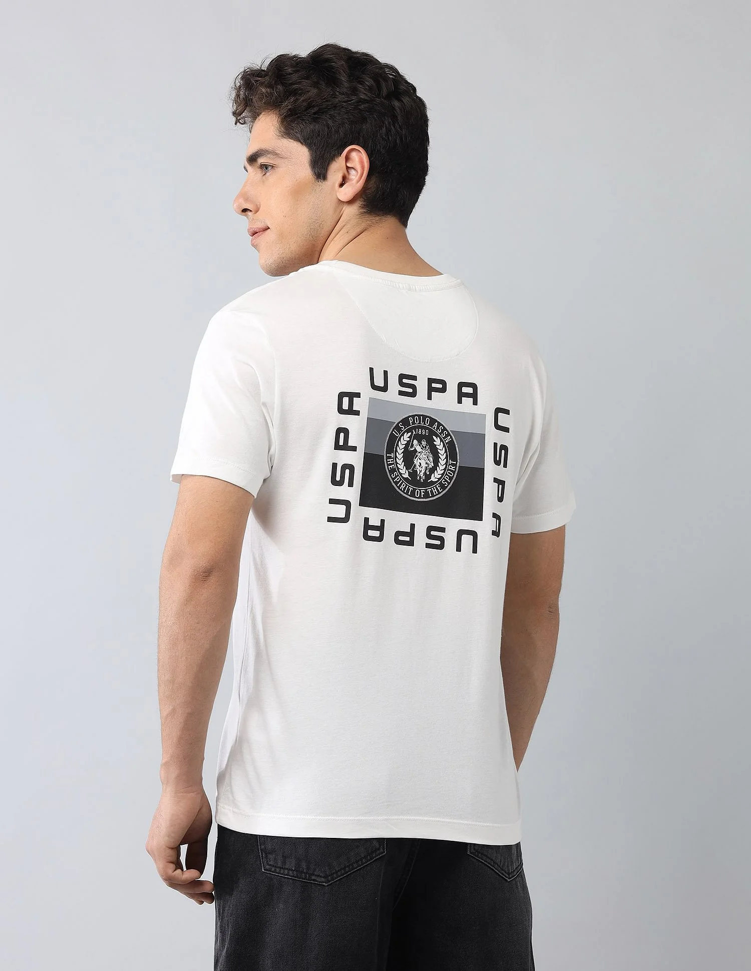Muscle Fit Graphic Printed T-Shirt - Image 5