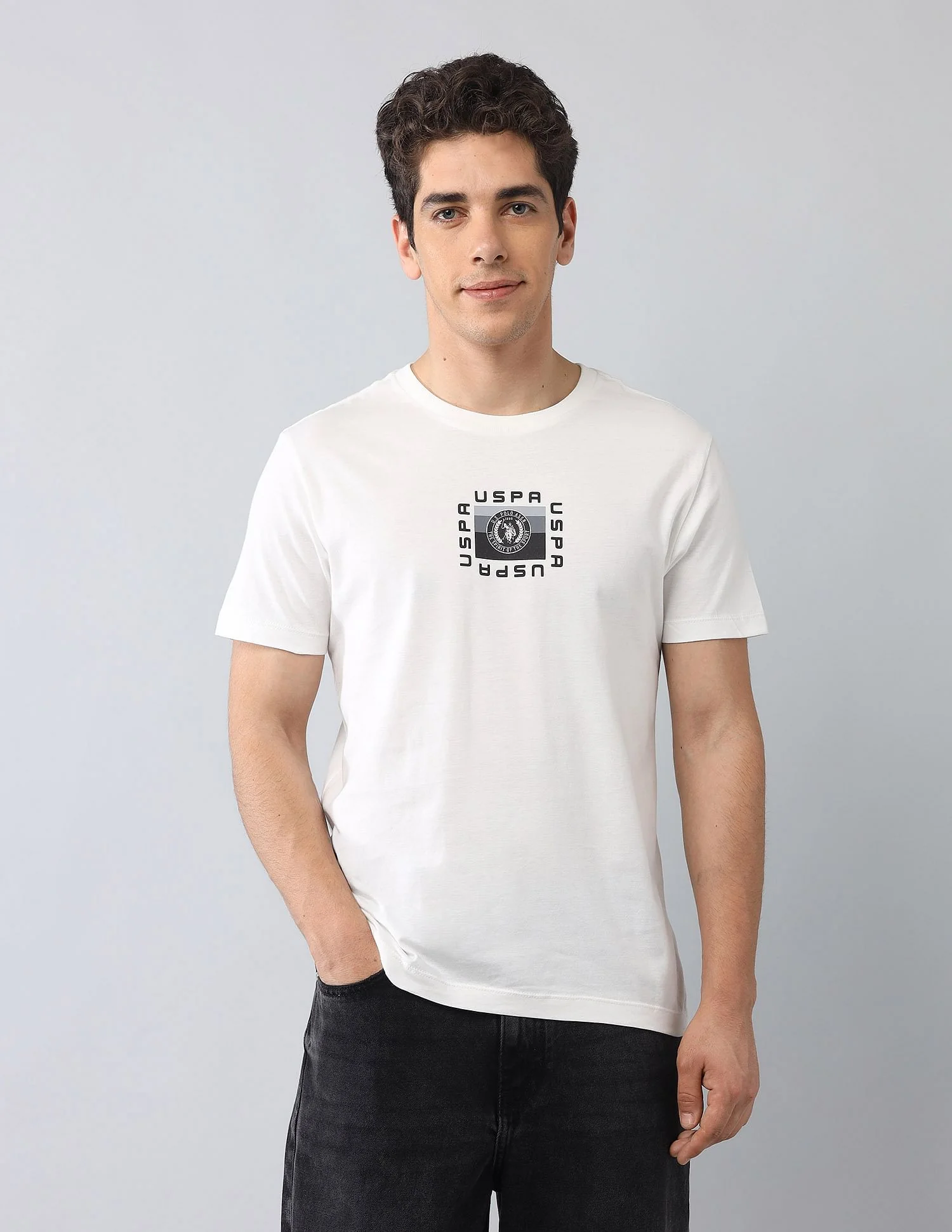 Muscle Fit Graphic Printed T-Shirt - Image 6