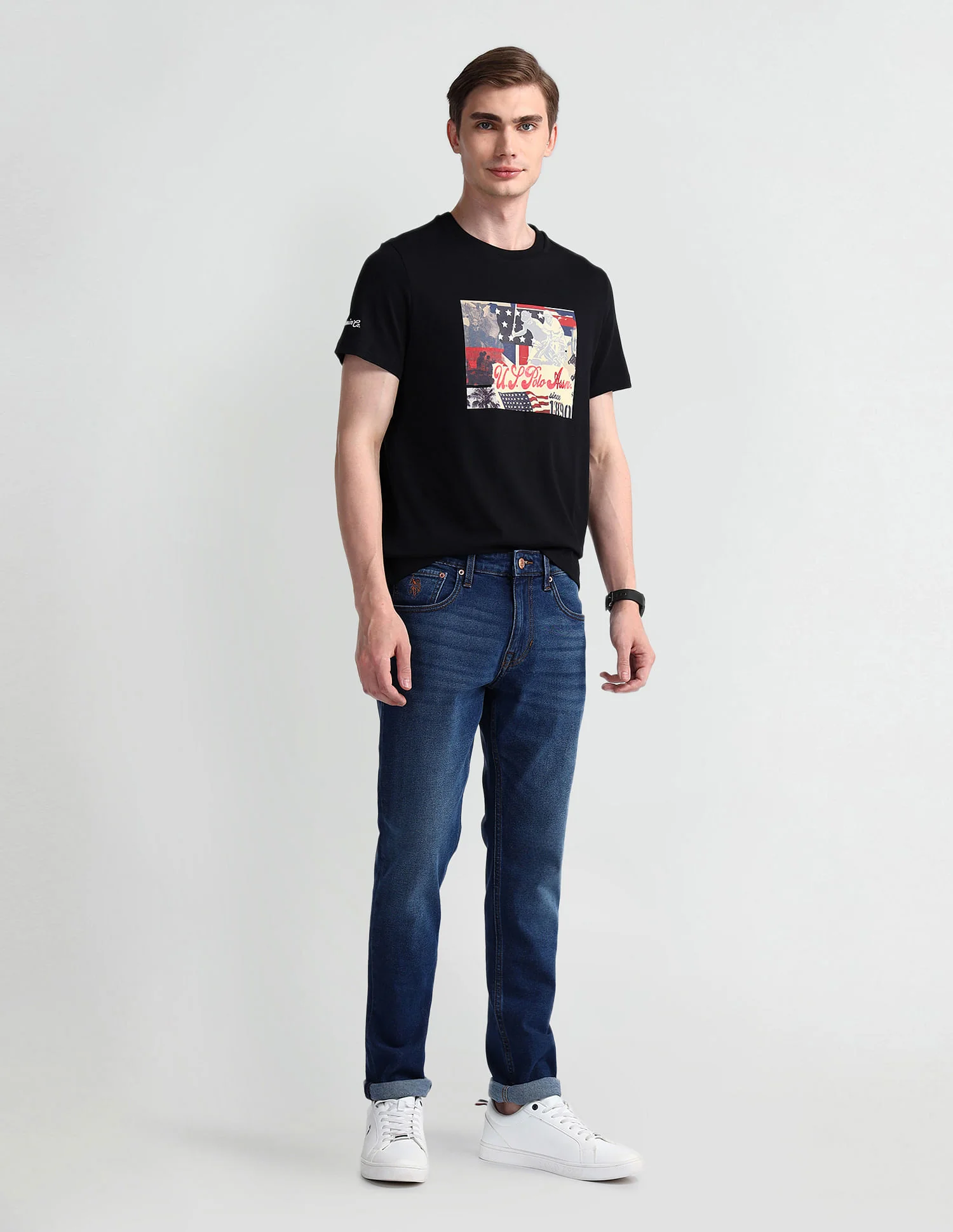 Muscle Fit Graphic T-Shirt - Image 3