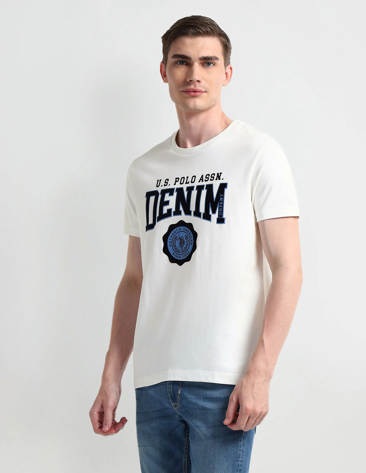 Muscle fit Logo Cotton T-Shirt - Image 4