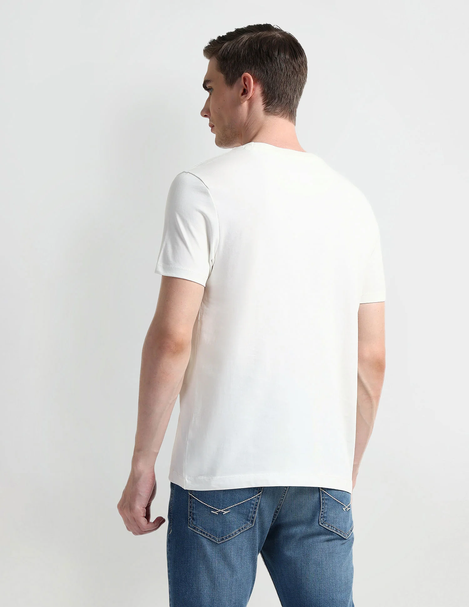 Muscle fit Logo Cotton T-Shirt - Image 5