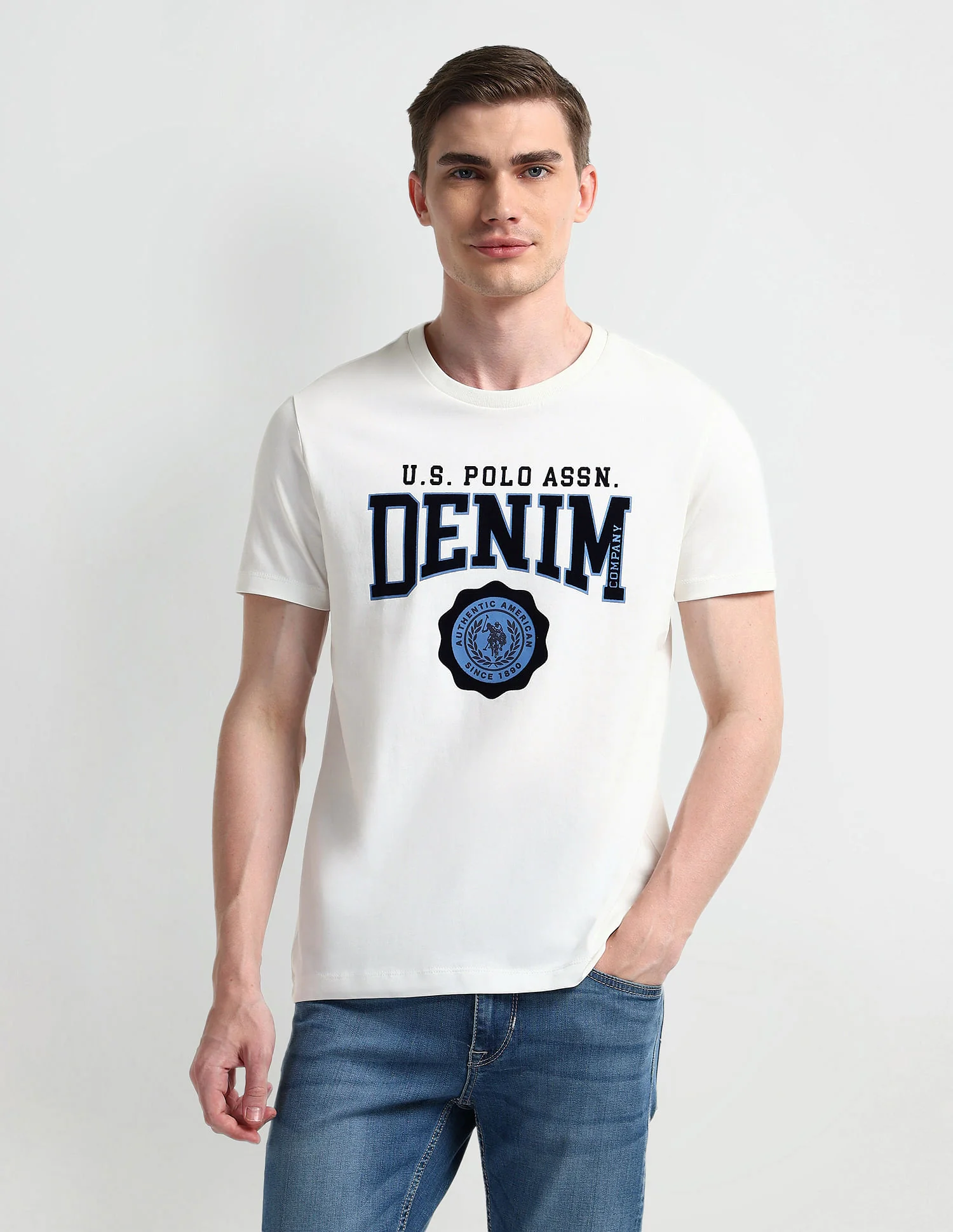 Muscle fit Logo Cotton T-Shirt - Image 6