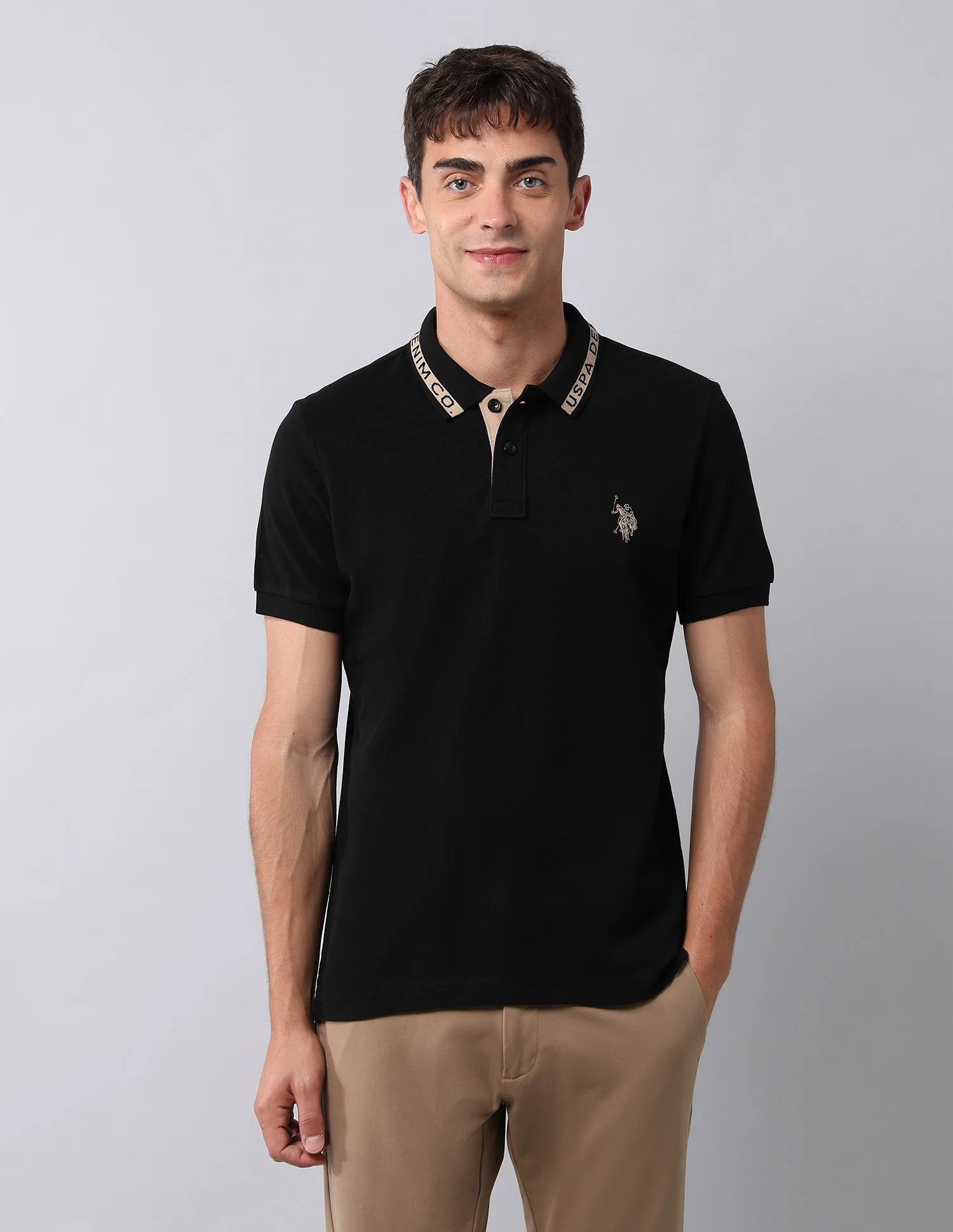 Muscle Fit Pure Cotton Polo Shirt - Image 6