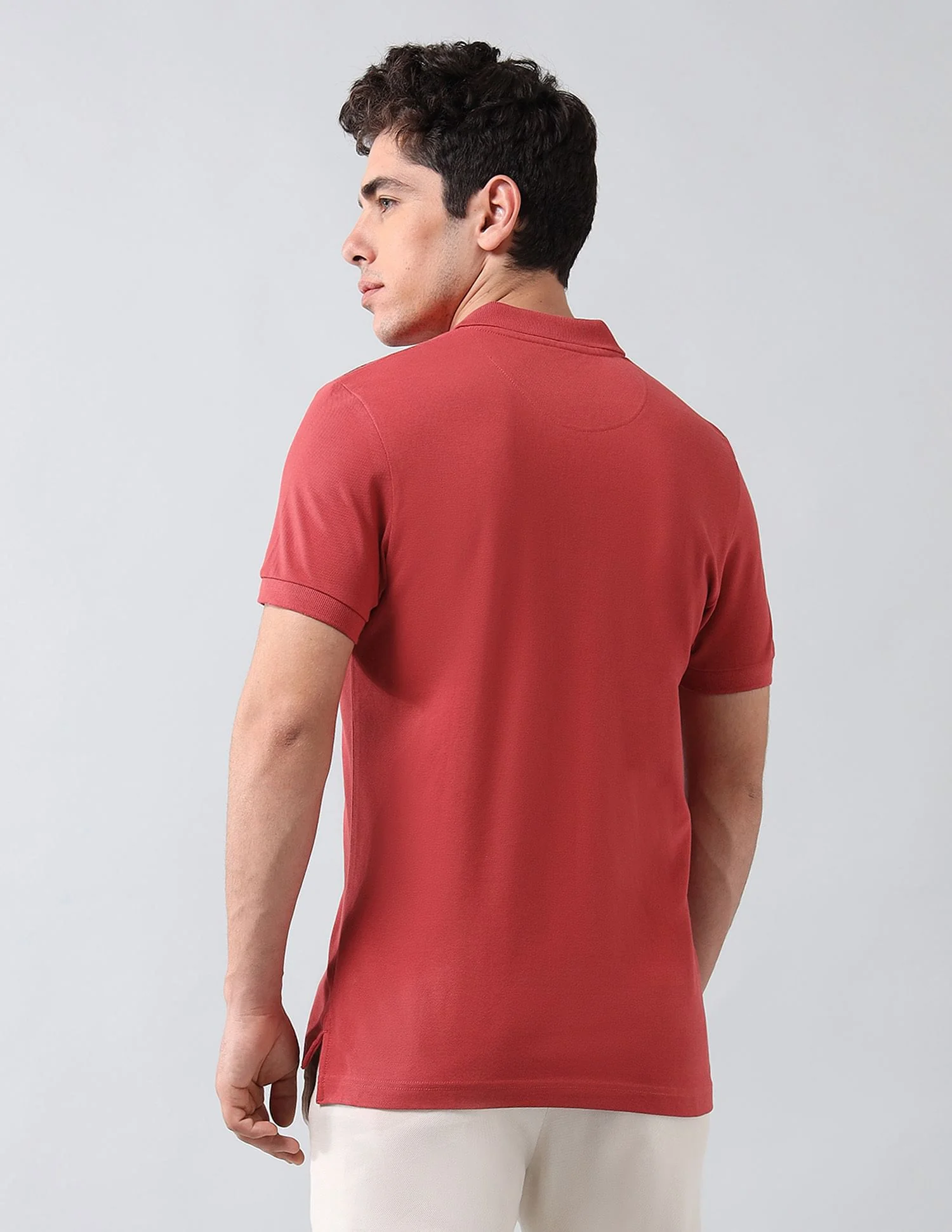 Muscle Fit Pure Cotton Polo Shirt - Image 5