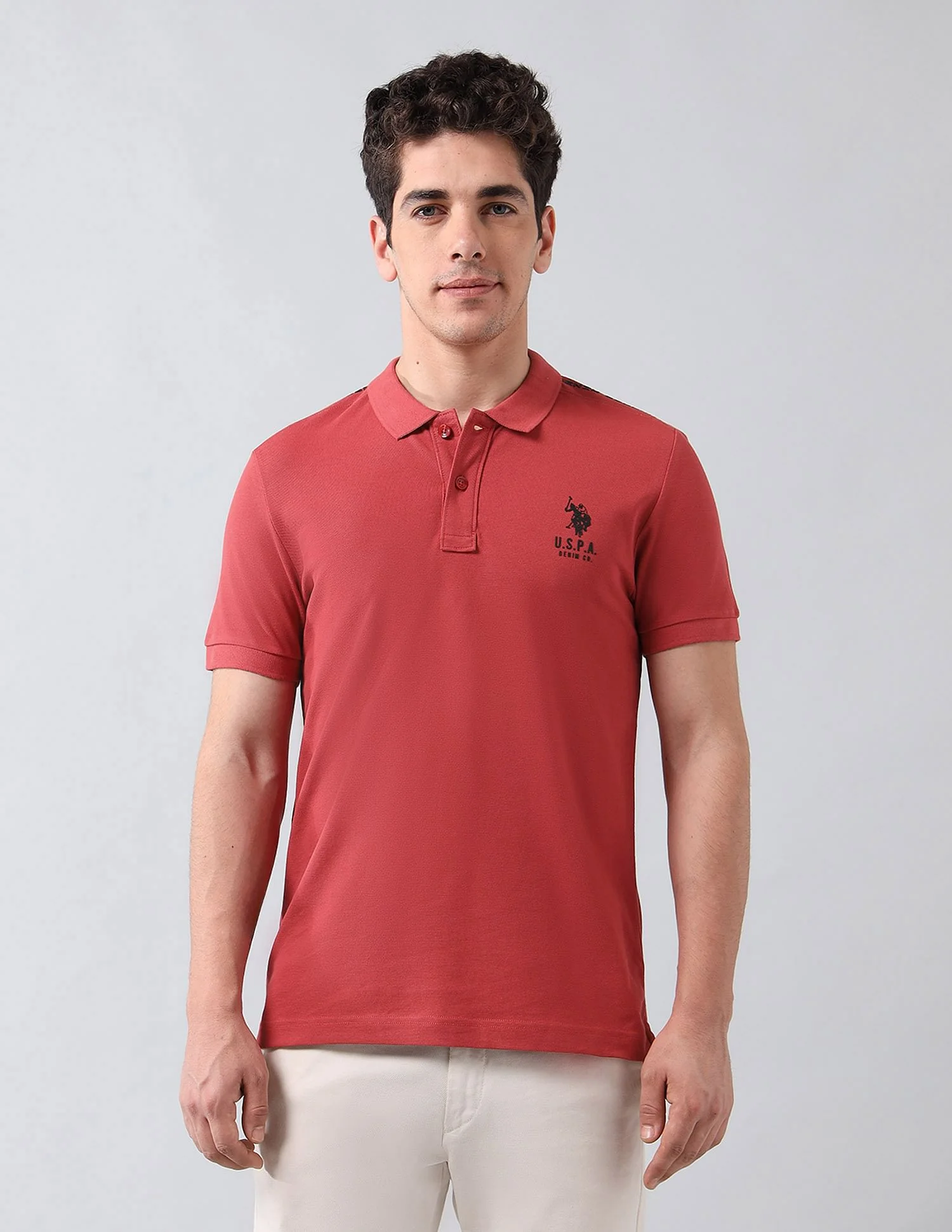 Muscle Fit Pure Cotton Polo Shirt - Image 6