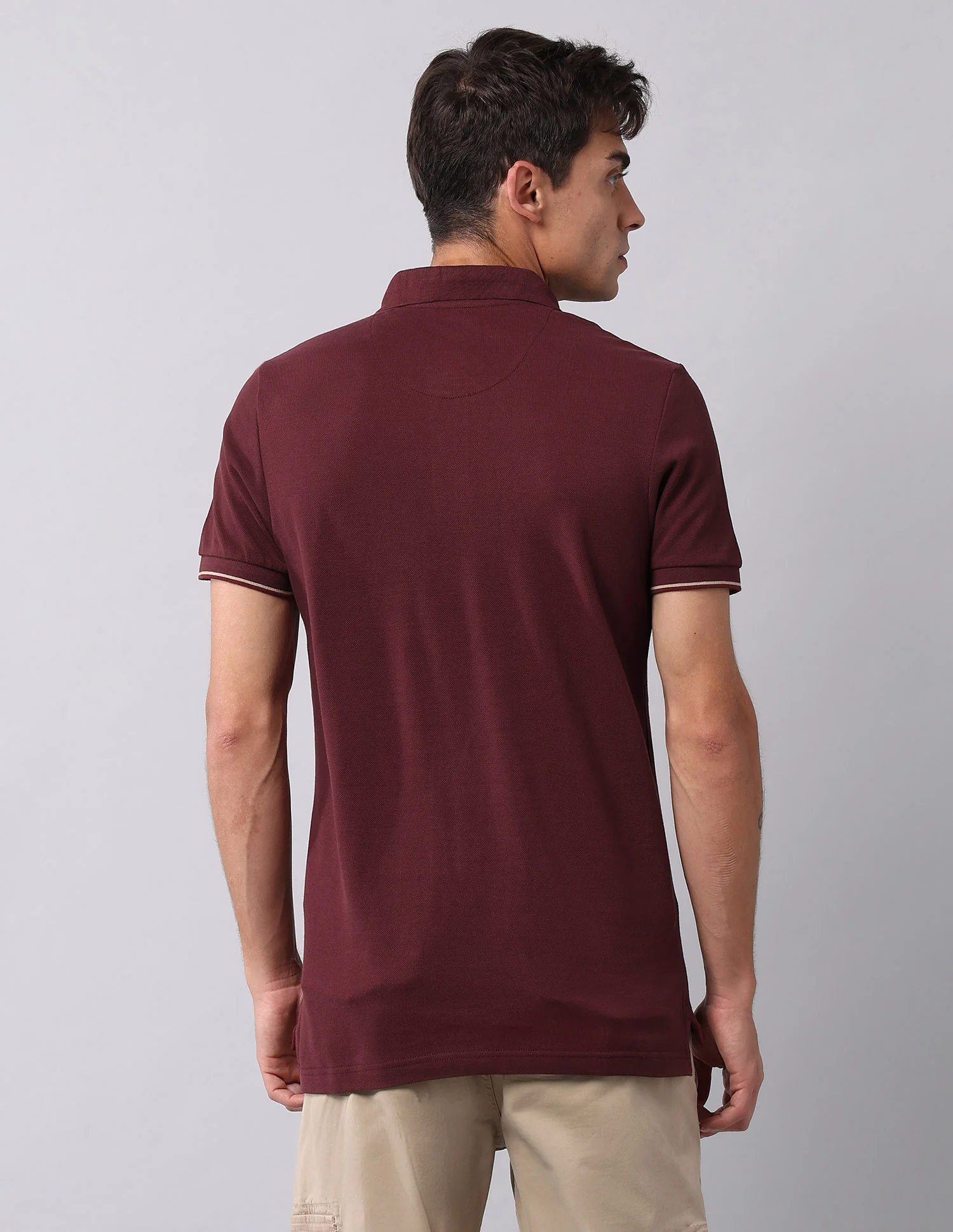 Muscle Fit Pure Cotton Polo Shirt - Image 5