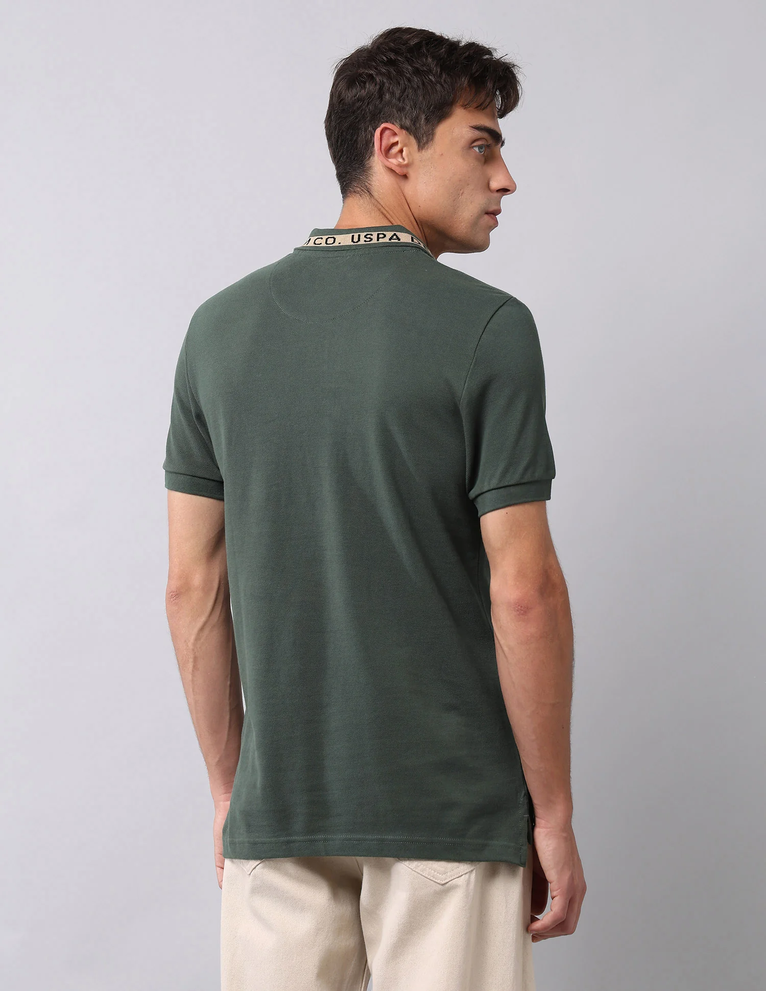 Muscle Fit Pure Cotton Polo Shirt - Image 5