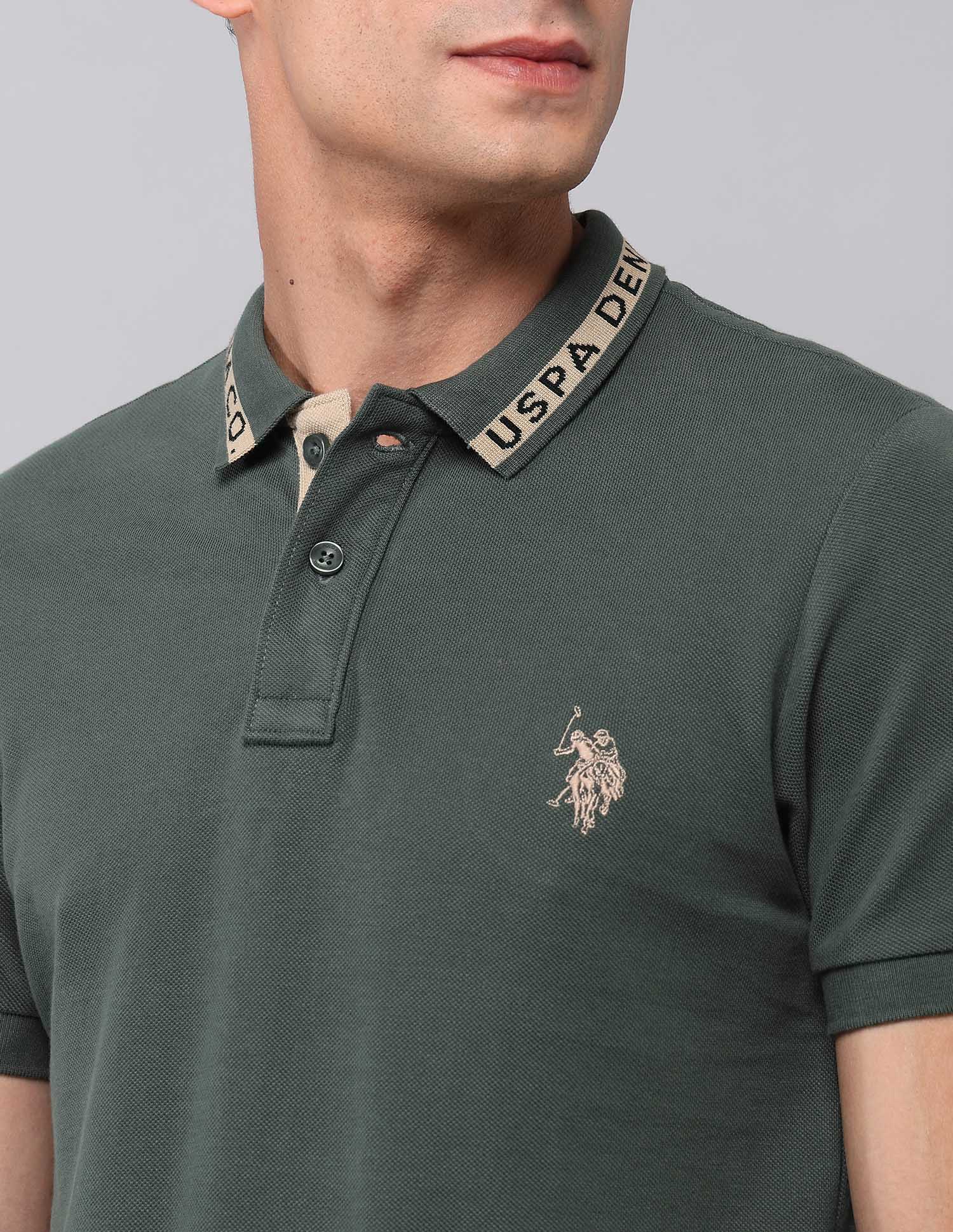 Muscle Fit Pure Cotton Polo Shirt - Image 7