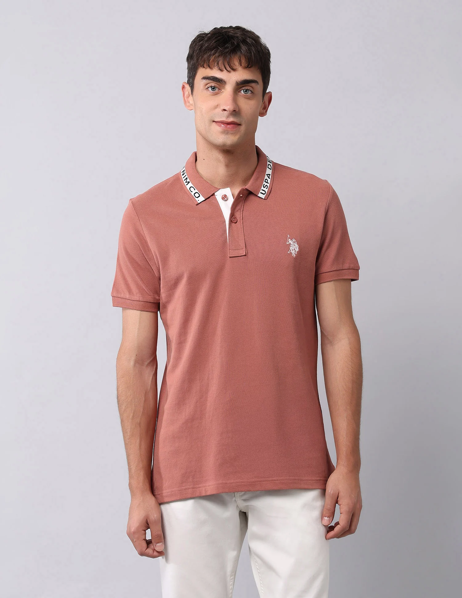 Muscle Fit Pure Cotton Polo Shirt - Image 6