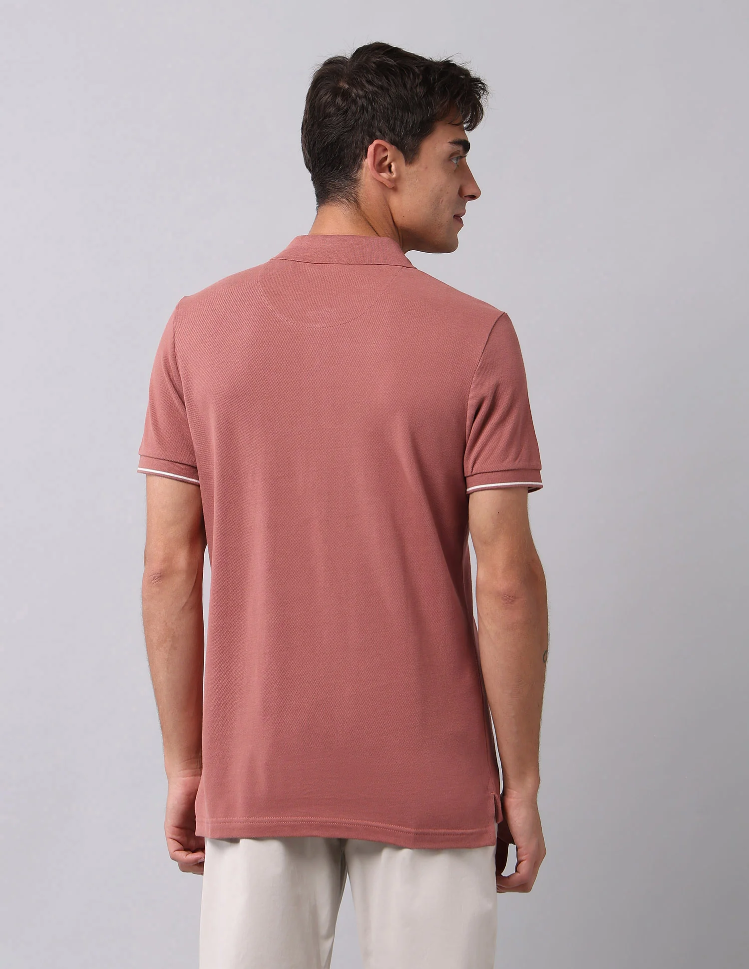 Muscle Fit Pure Cotton Polo Shirt - Image 5