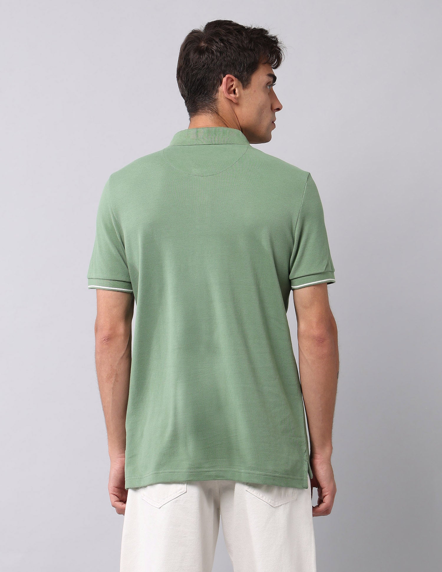 Muscle Fit Pure Cotton Polo Shirt - Image 5