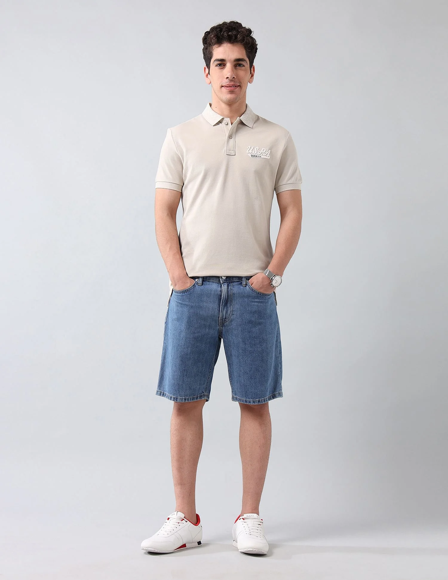Muscle Fit Pure Cotton Polo Shirt - Image 3