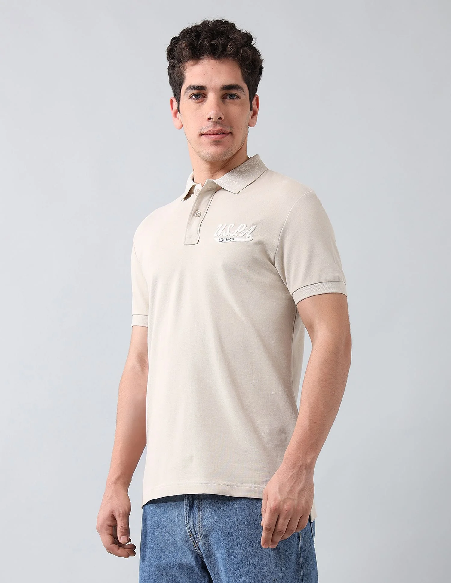 Muscle Fit Pure Cotton Polo Shirt - Image 4