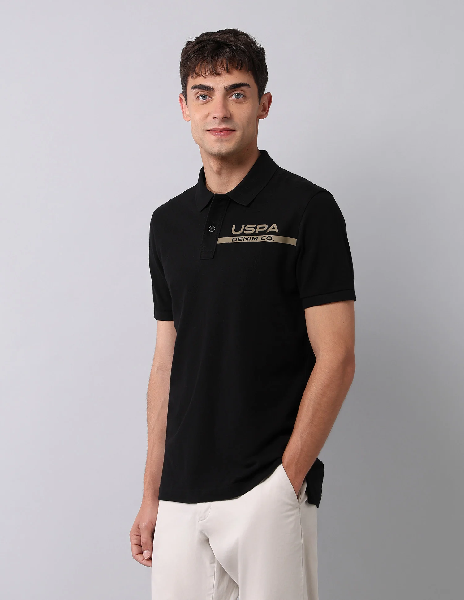 Muscle Fit Pure Cotton Polo Shirt - Image 4