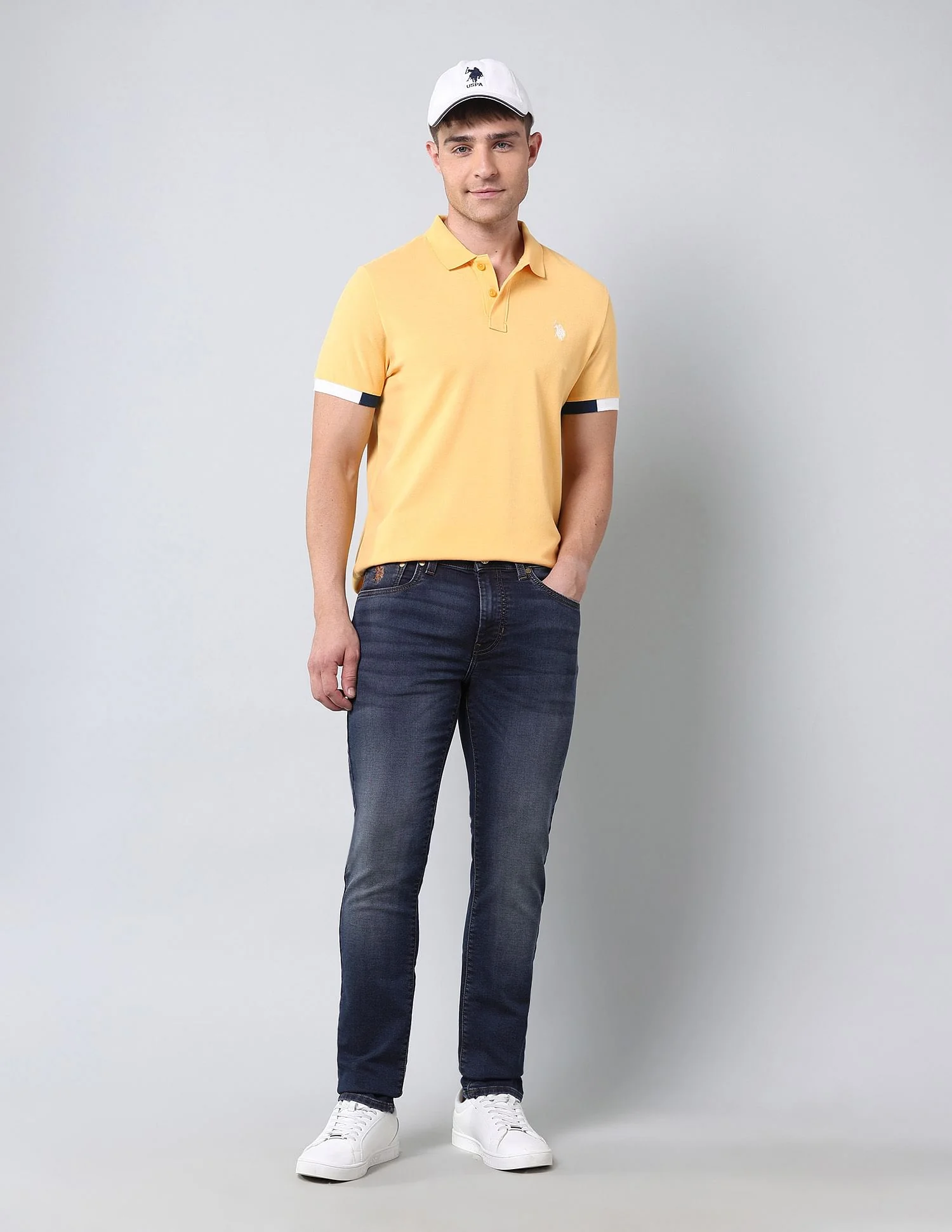 Muscle Fit Solid Polo Shirt - Image 3
