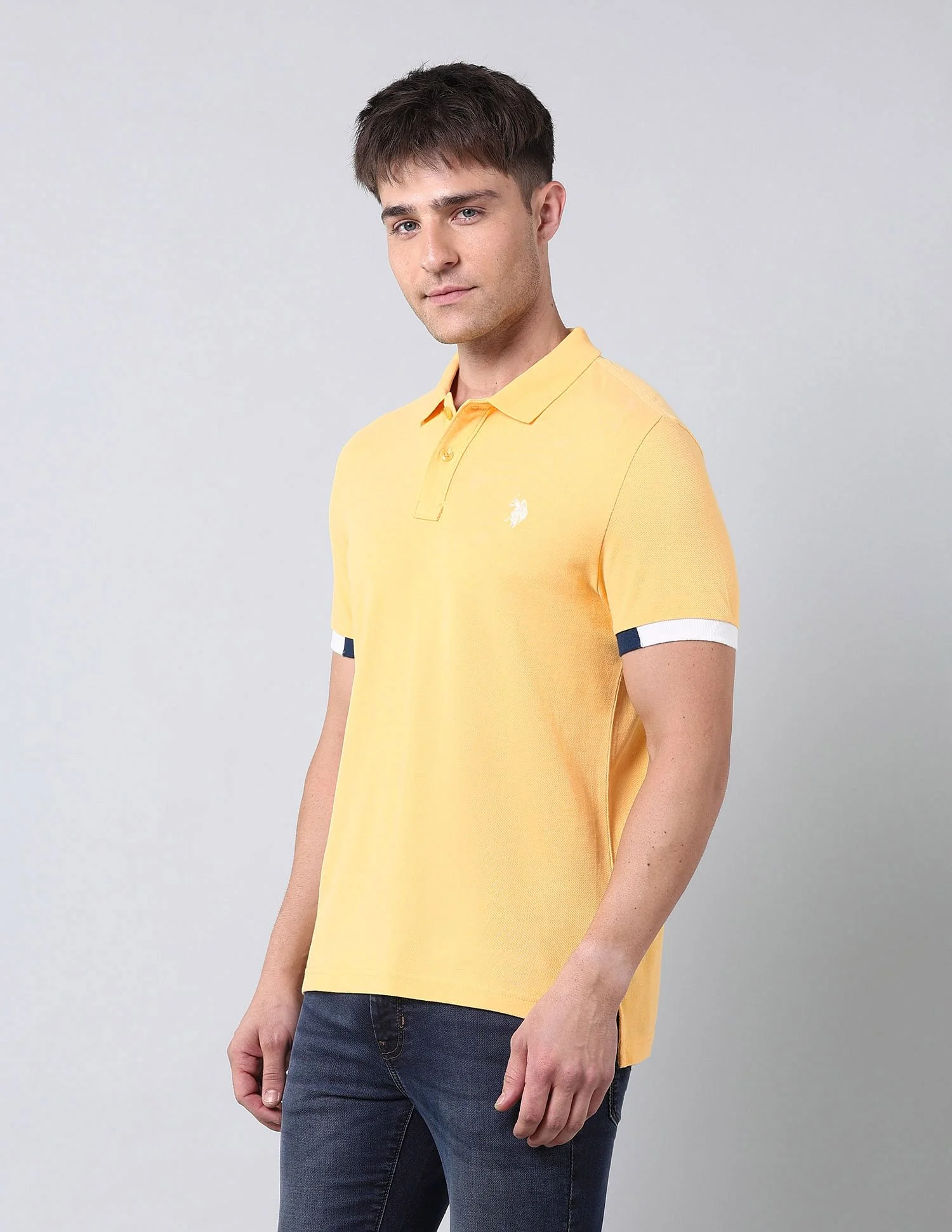 Muscle Fit Solid Polo Shirt - Image 4