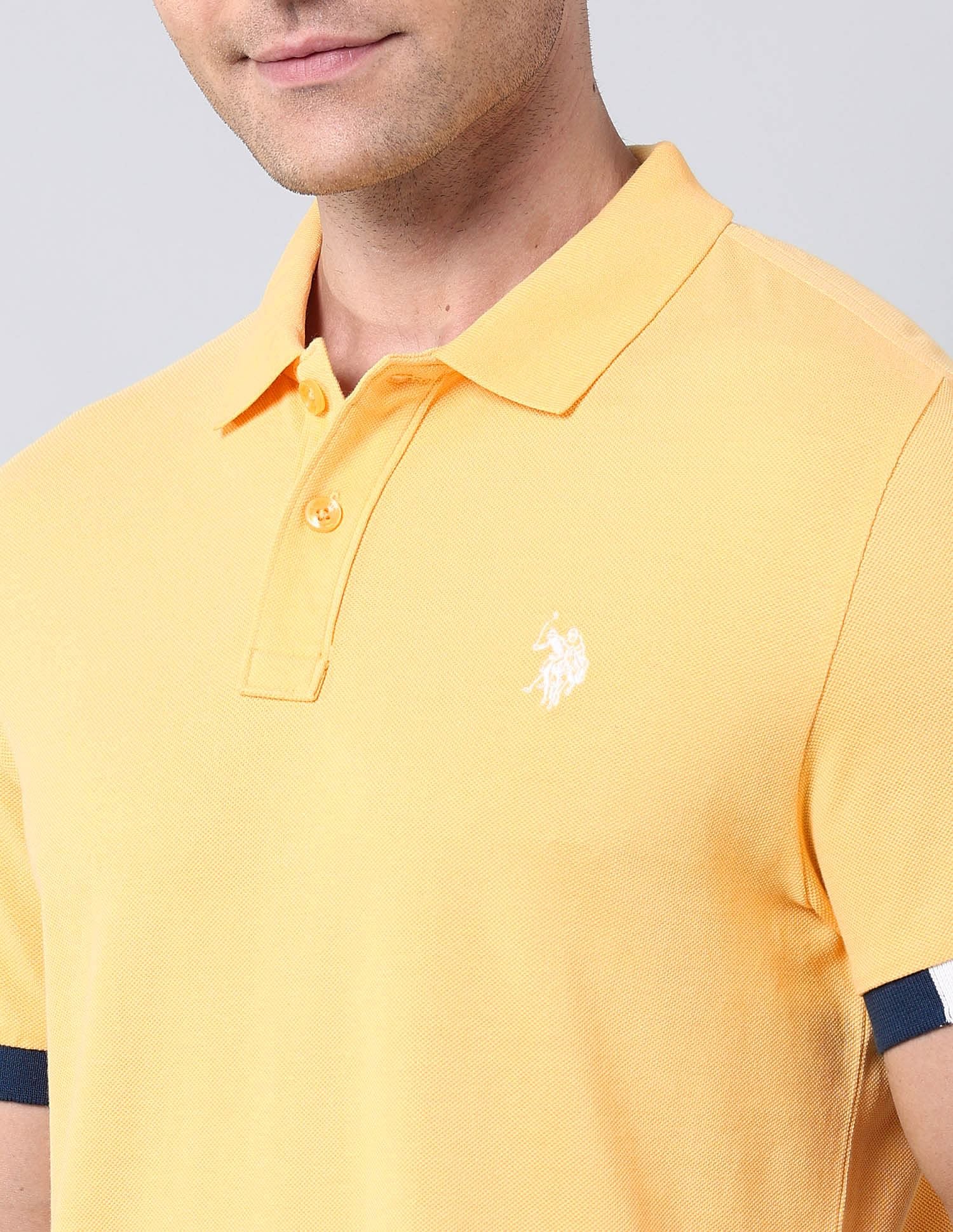 Muscle Fit Solid Polo Shirt - Image 7