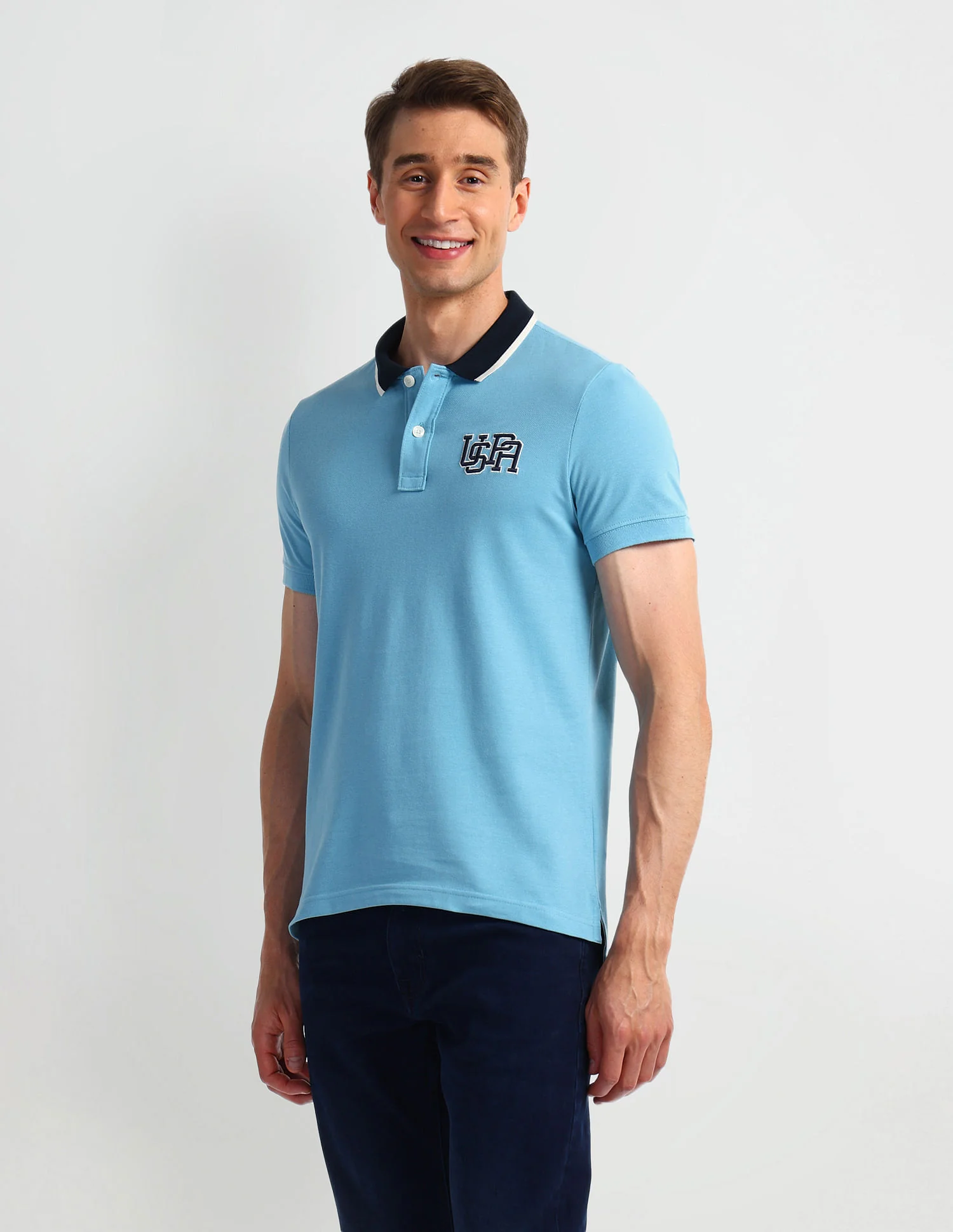Muscle Fit Solid Polo Shirt - Image 4