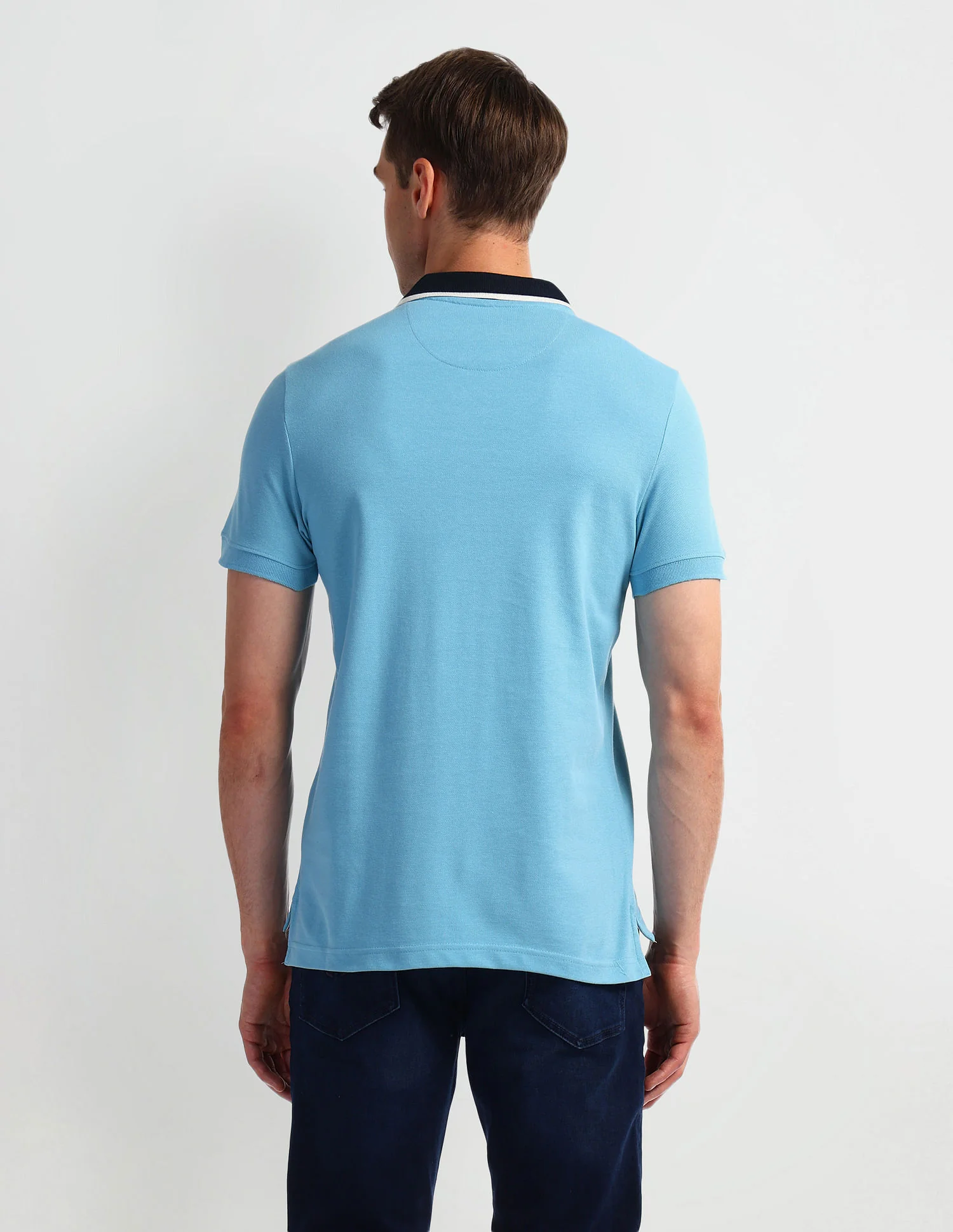 Muscle Fit Solid Polo Shirt - Image 5