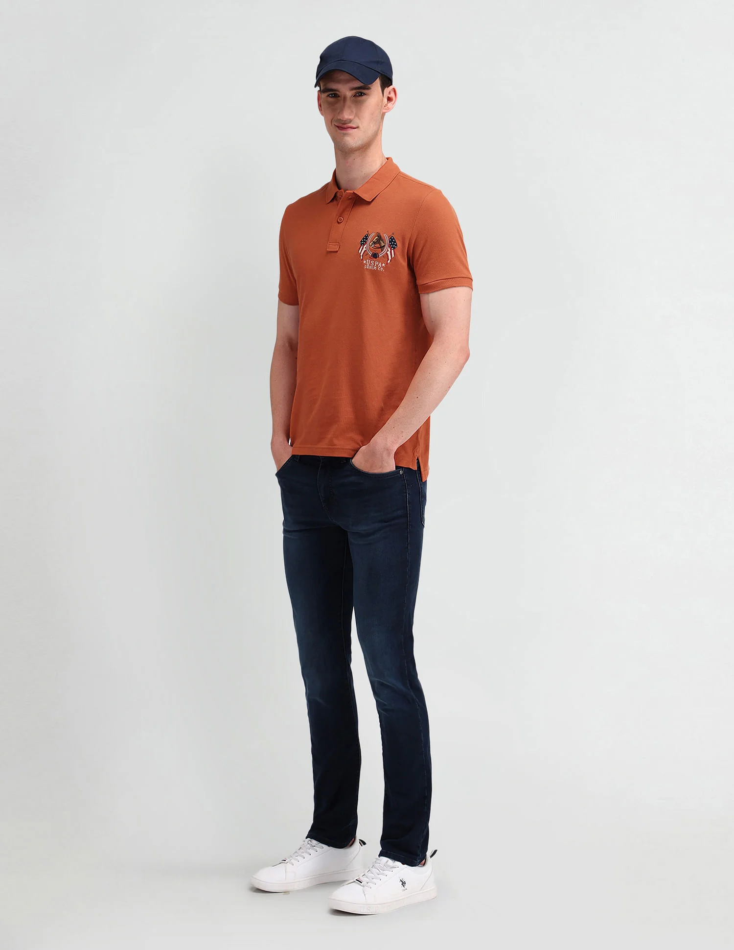 Muscle Fit Solid Polo Shirt - Image 3