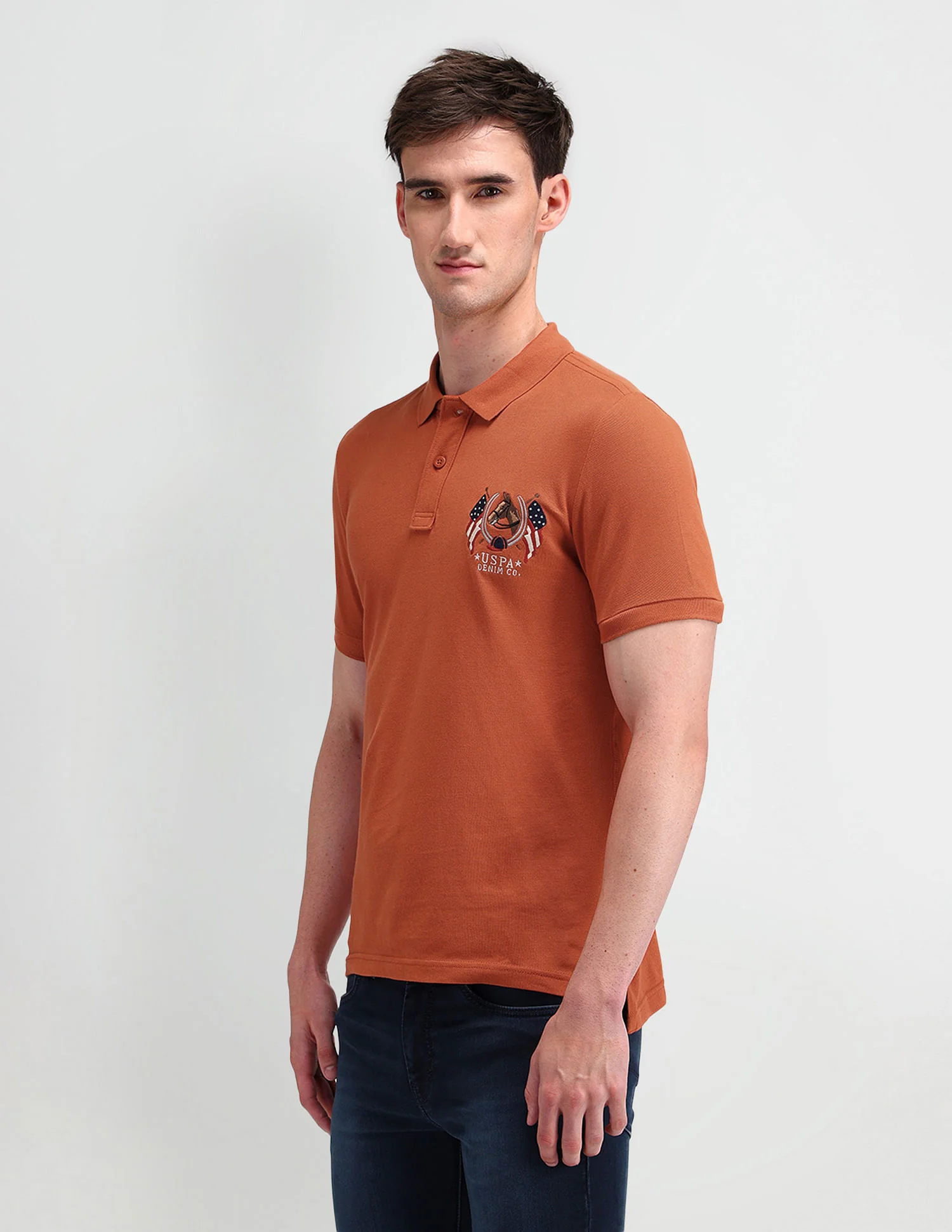 Muscle Fit Solid Polo Shirt - Image 4