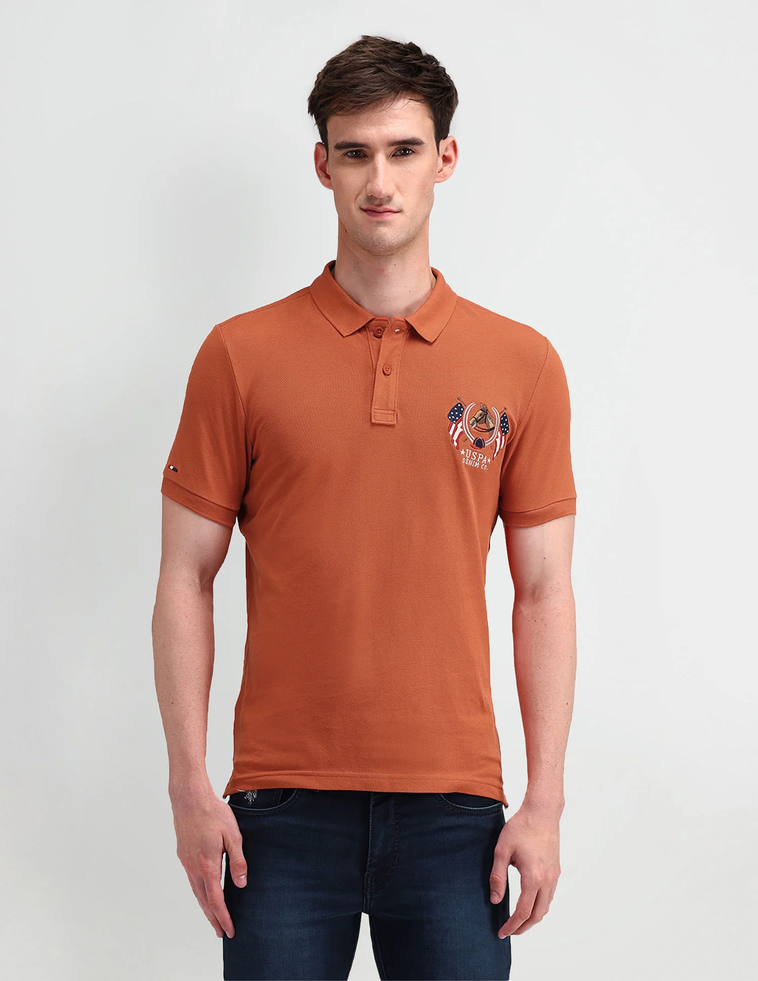 Muscle Fit Solid Polo Shirt - Image 6