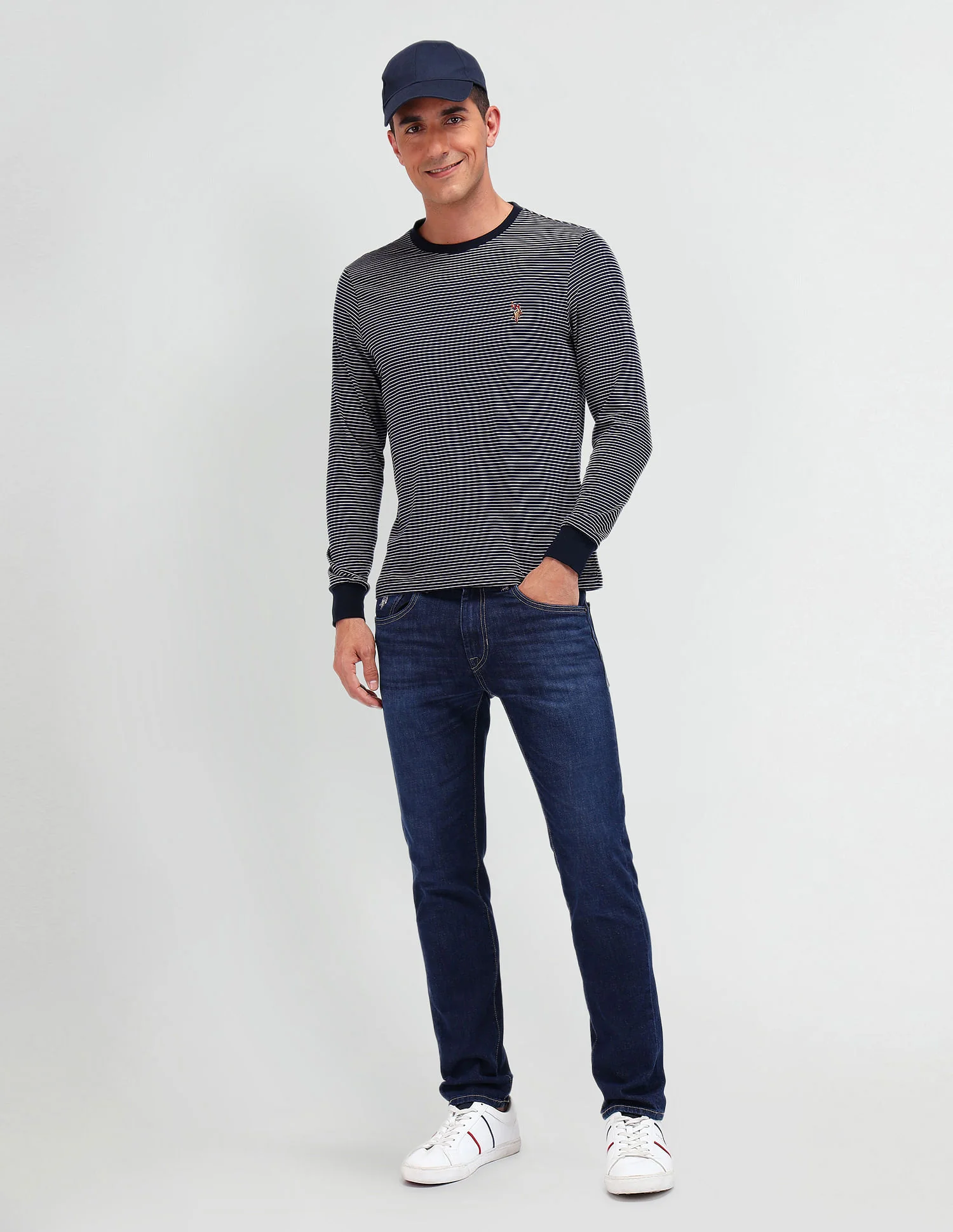 Muscle Fit Striped T-Shirt - Image 3
