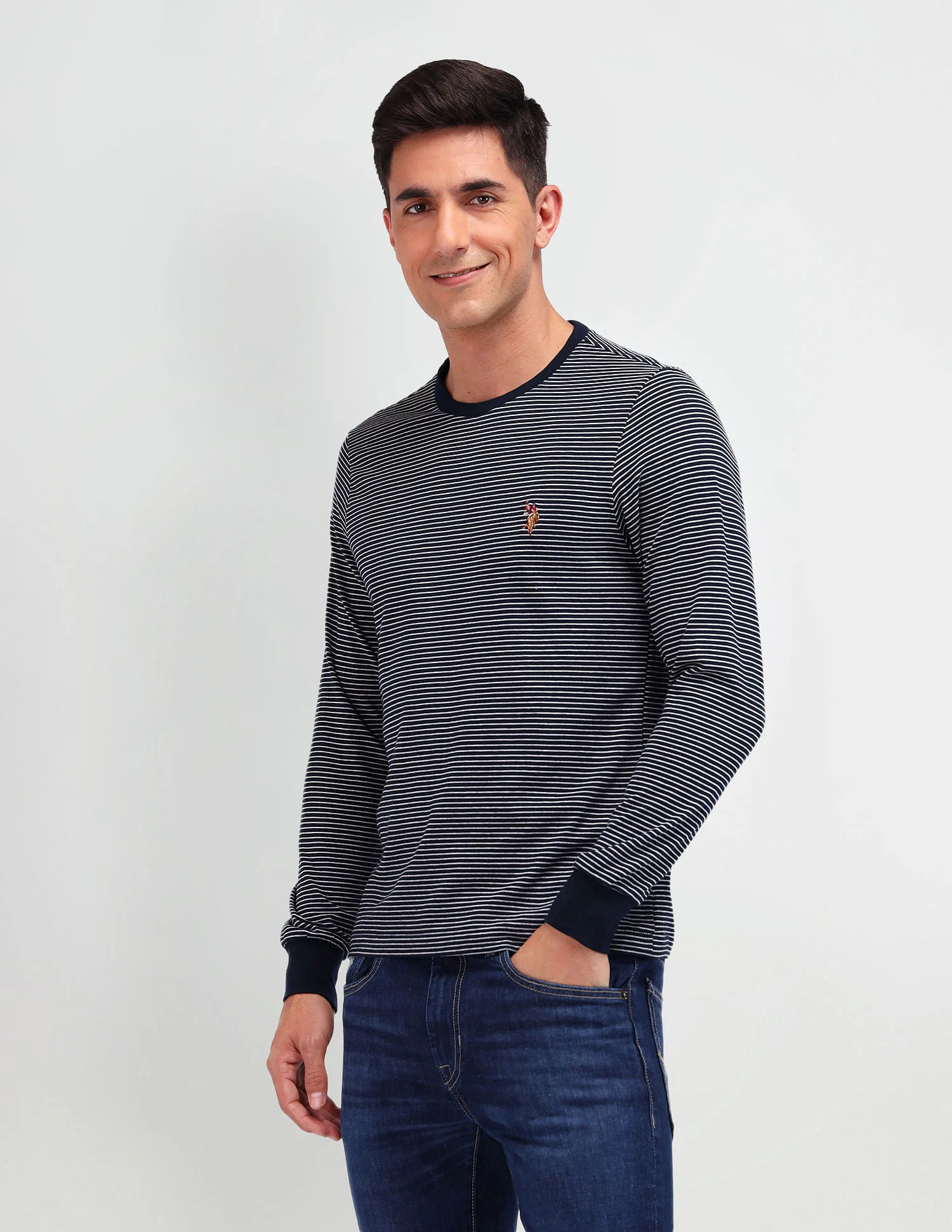Muscle Fit Striped T-Shirt - Image 4