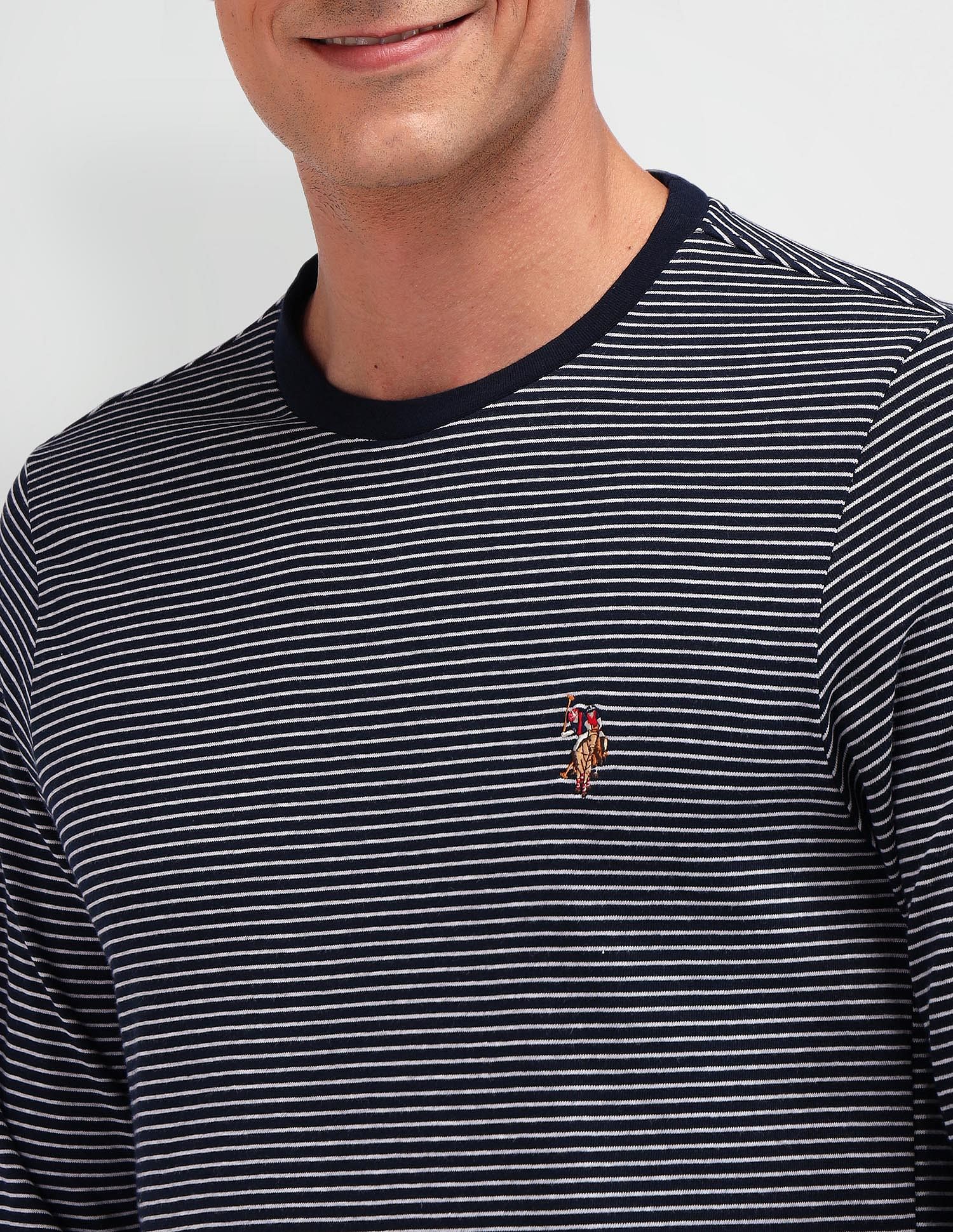 Muscle Fit Striped T-Shirt - Image 7