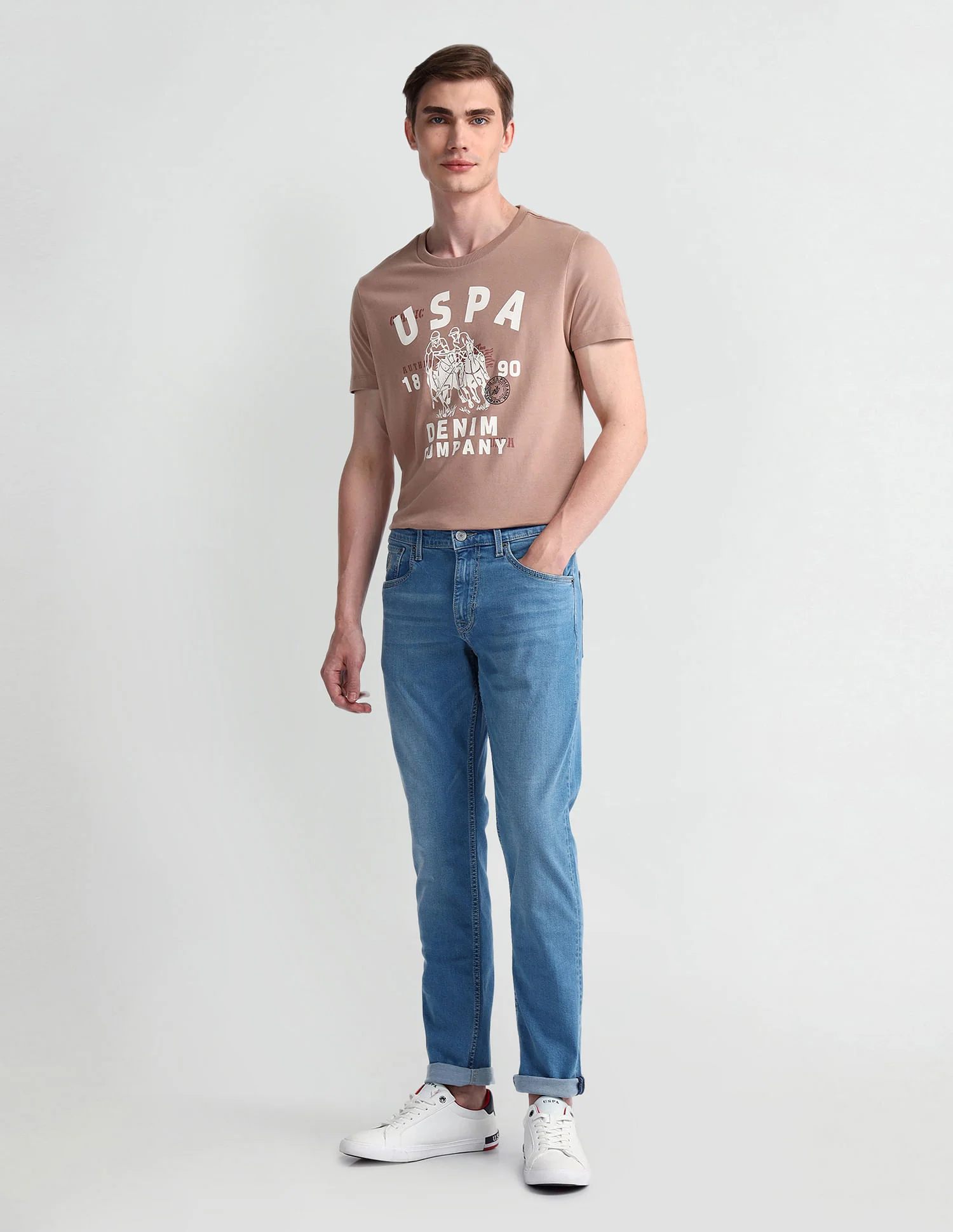 Muscle Fit Typography T-Shirt - Image 3