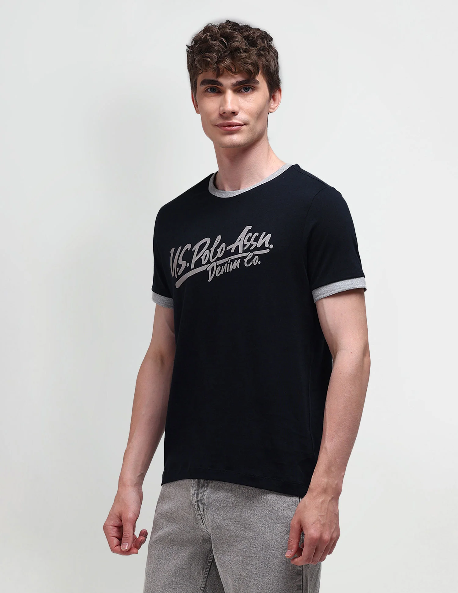 Muscle Fit Typography T-Shirt - Image 4