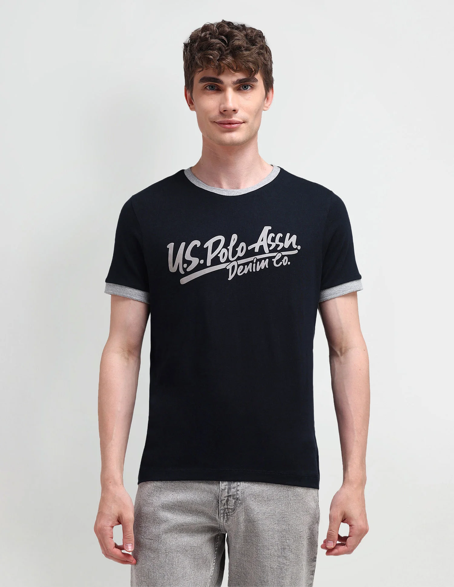 Muscle Fit Typography T-Shirt - Image 6