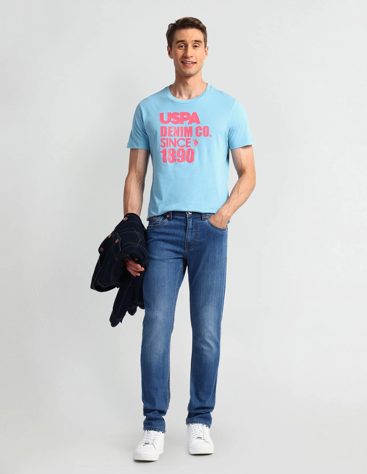 Muscle Fit Typography T-Shirt - Image 3