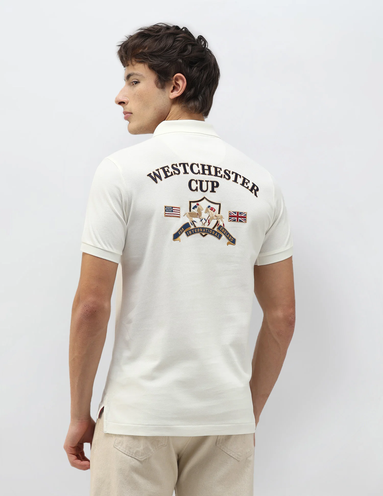 New Port Marina Brand Embroidered Polo Shirt - Image 5