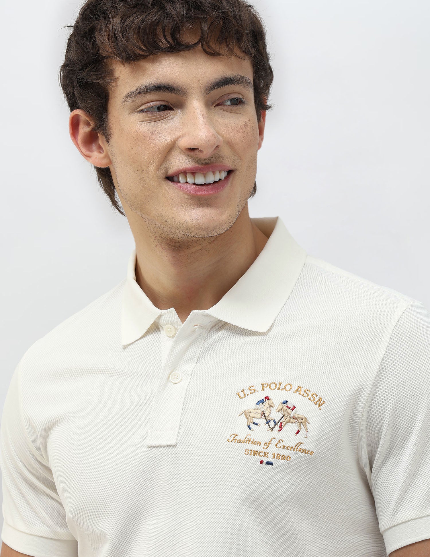 New Port Marina Brand Embroidered Polo Shirt - Image 7