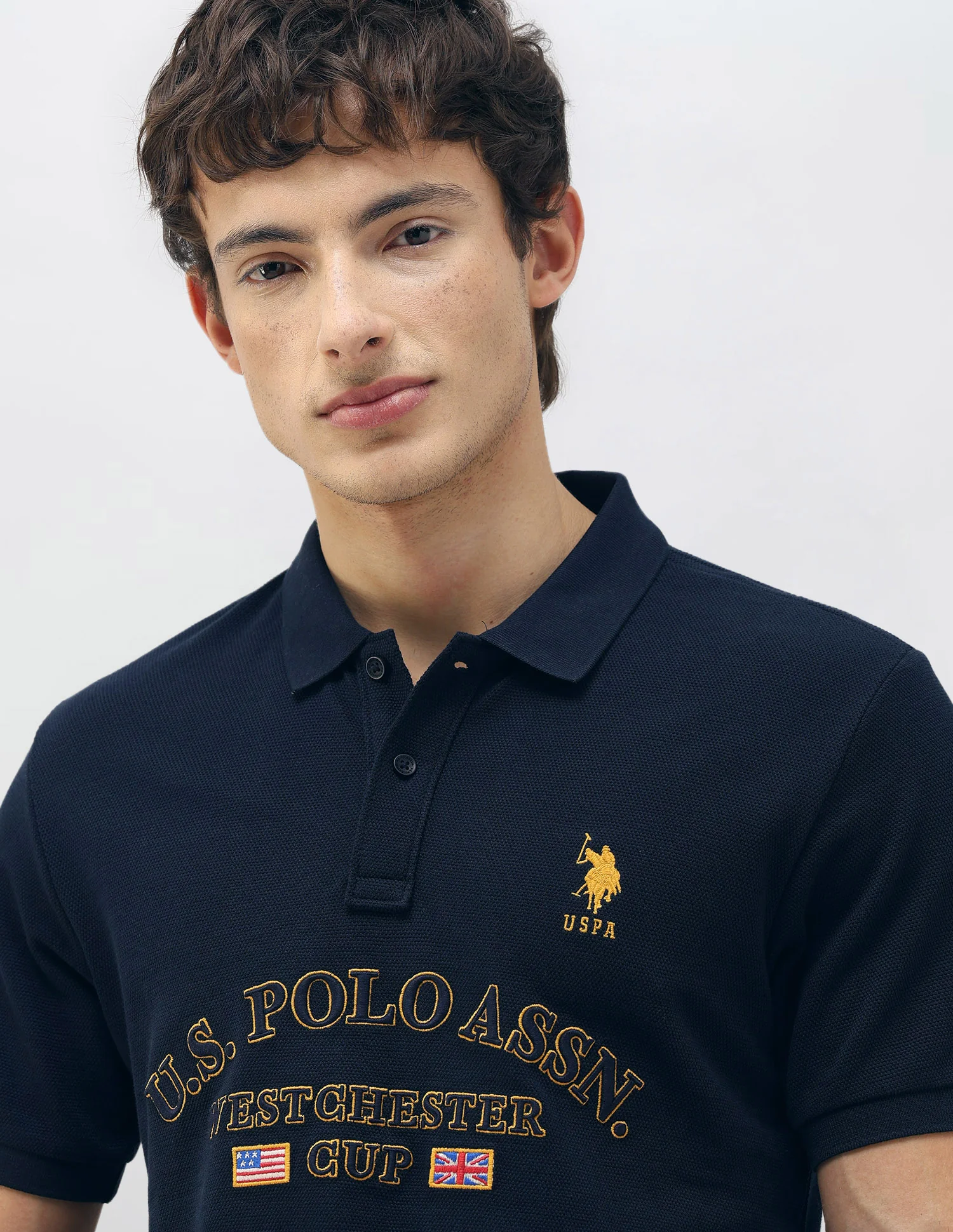 New Port Marina Brand Embroidered Polo Shirt - Image 7