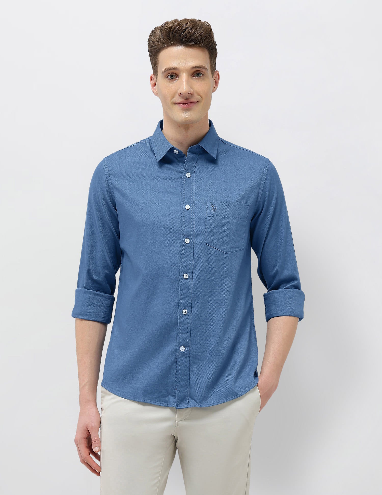 New Port Marina Dobby Shirt - Image 6