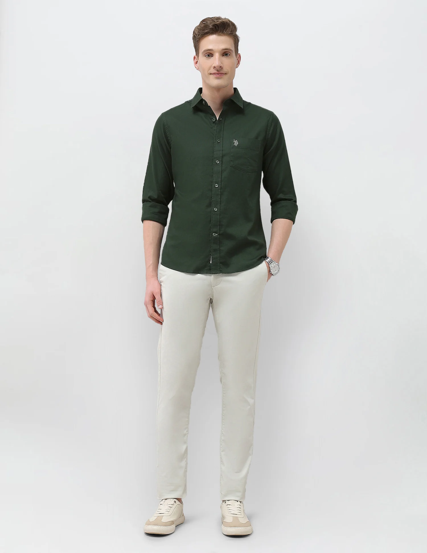 New Port Marina Dobby Shirt - Image 3