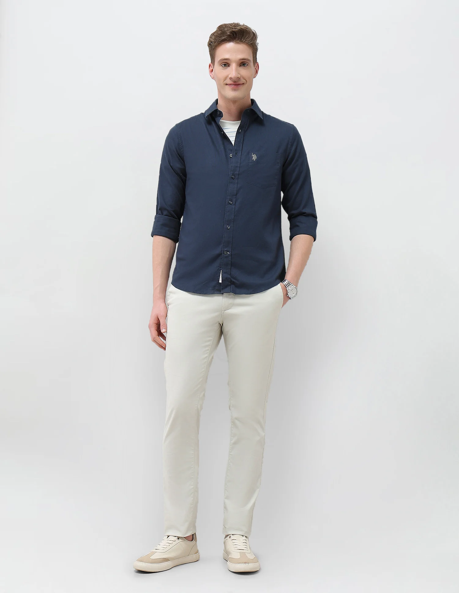 New Port Marina Dobby Shirt - Image 3