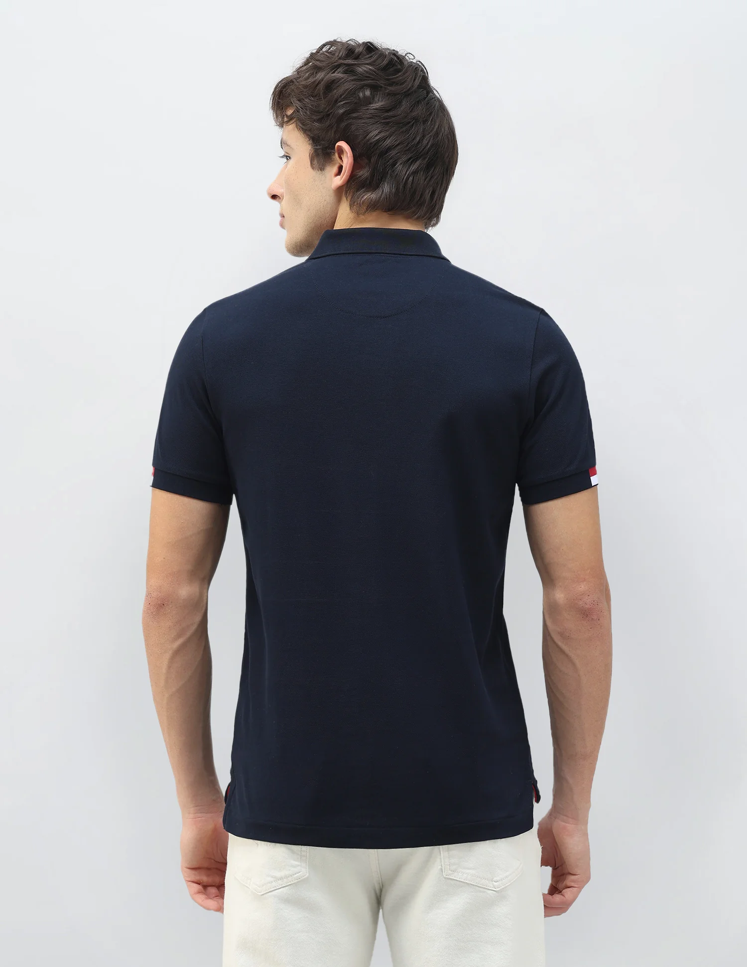 New Port Marina Solid Polo Shirt - Image 5