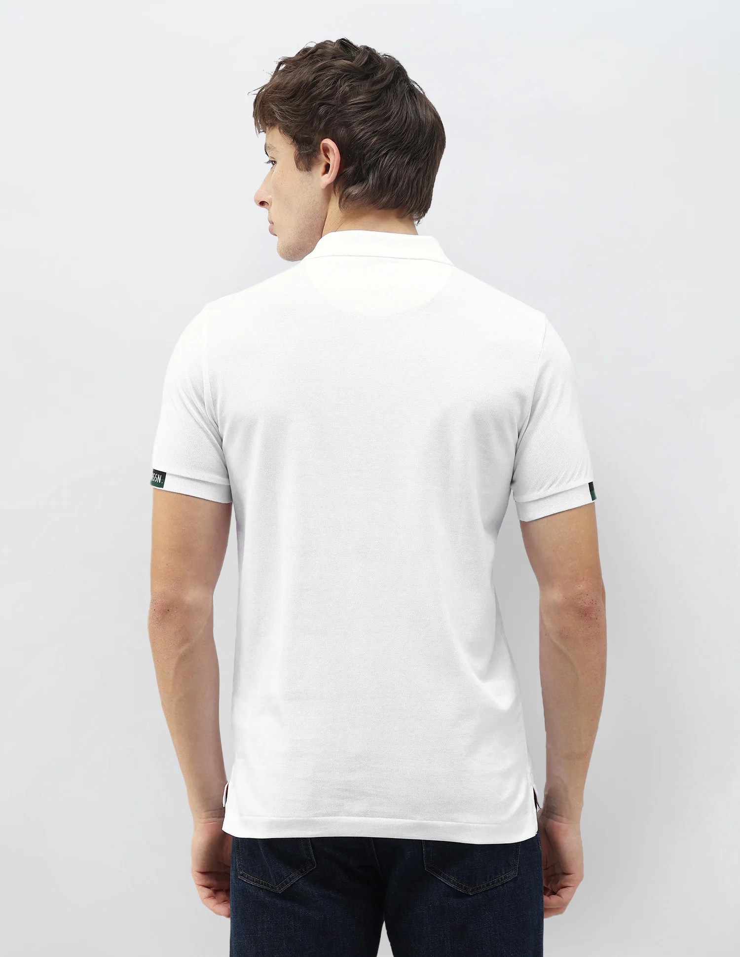 New Port Marina Solid Polo Shirt - Image 5